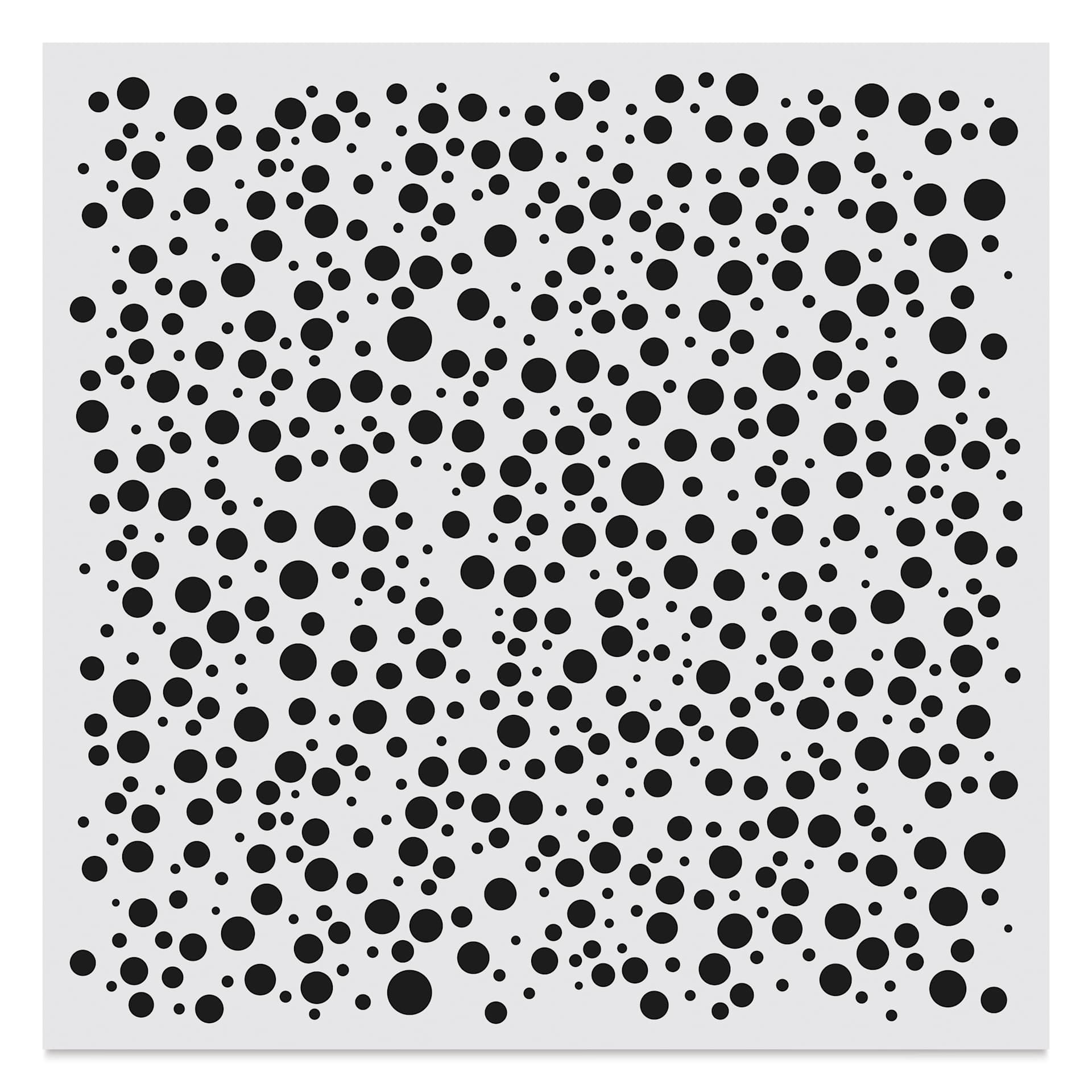 The Crafter's Workshop Stencil - Random Bubbles, 6" x 6"