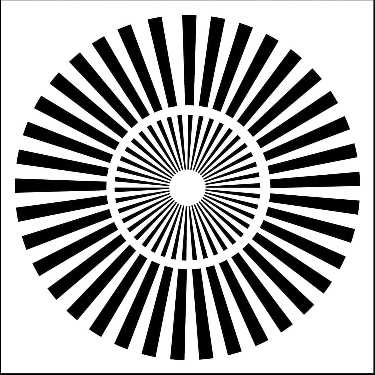 The Crafter's Workshop Stencils Sunburst - Peggable