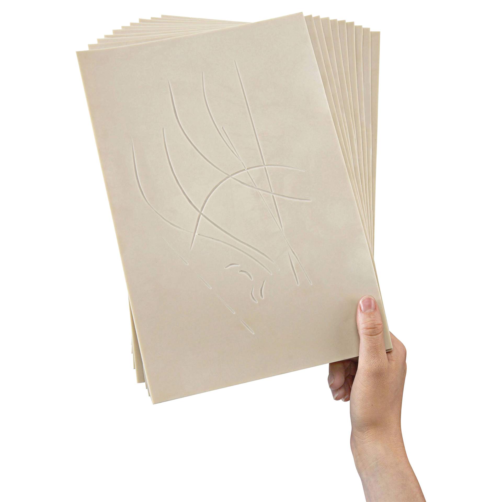 Essdee SoftCut Printmakers' Carving Blocks - 12" x 8", Pkg of 2