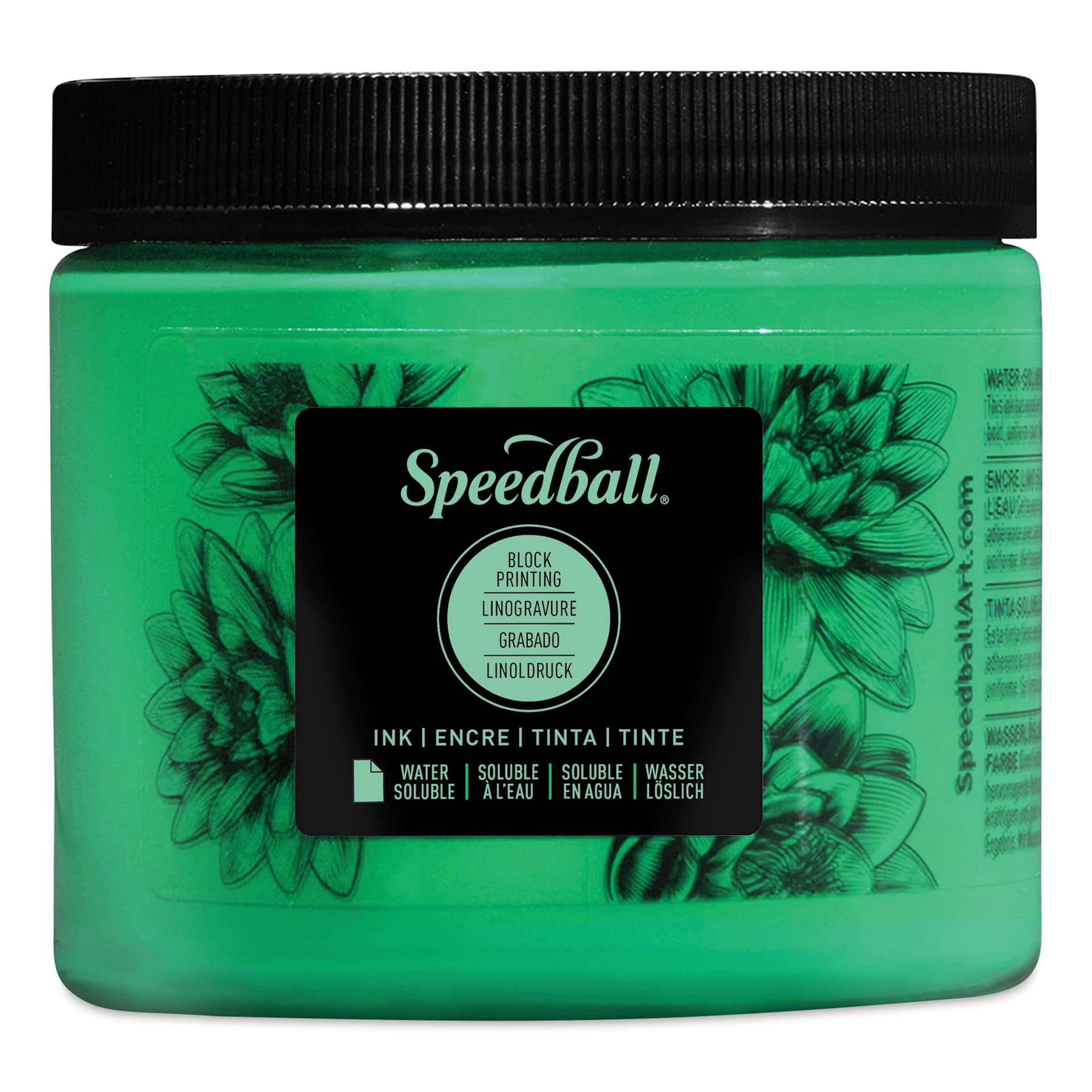 Speedball Water-Soluble Block Printing Ink - Green, 16 oz