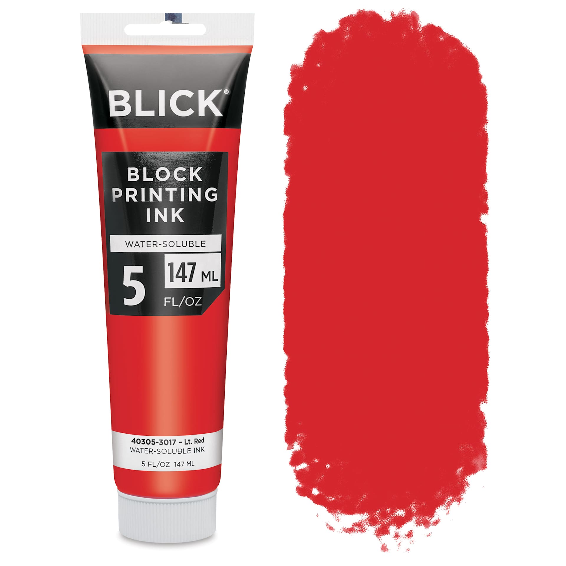 Blick Water-Soluble Block Printing Ink - Light Red, 5 oz Tube
