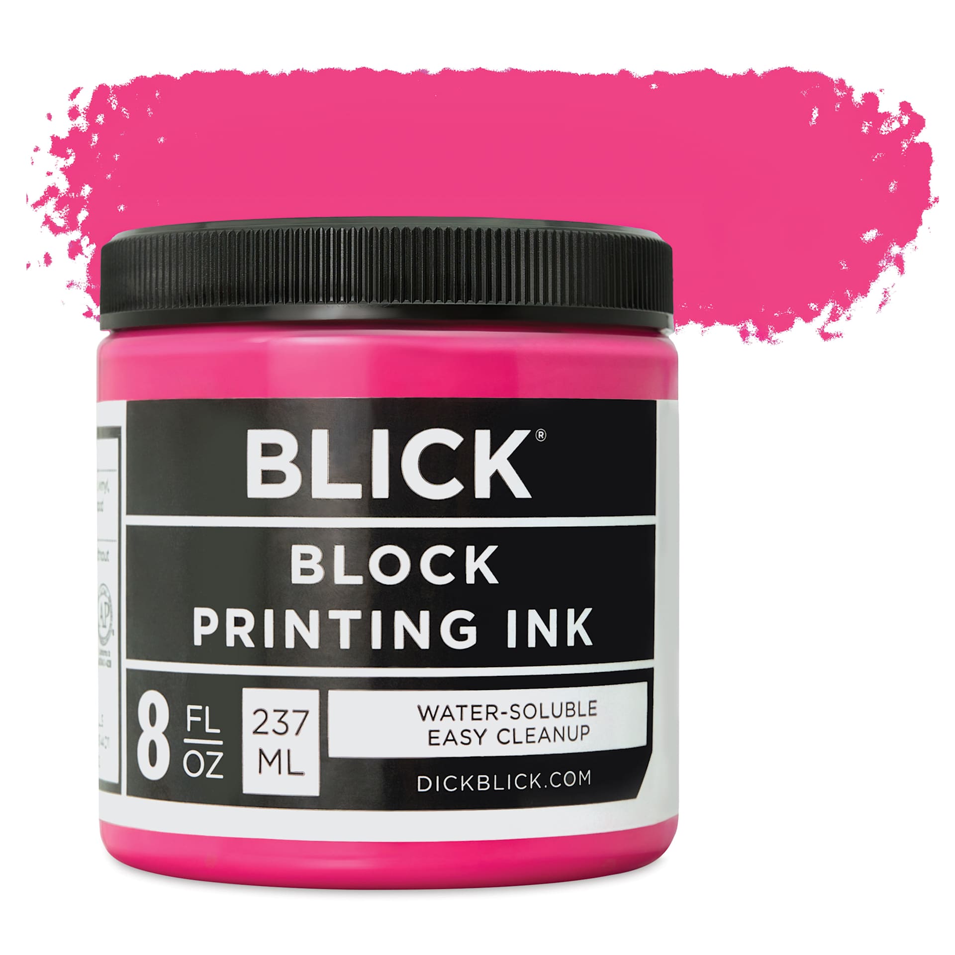 Blick Water-Soluble Block Printing Ink - Magenta, 8 oz Jar