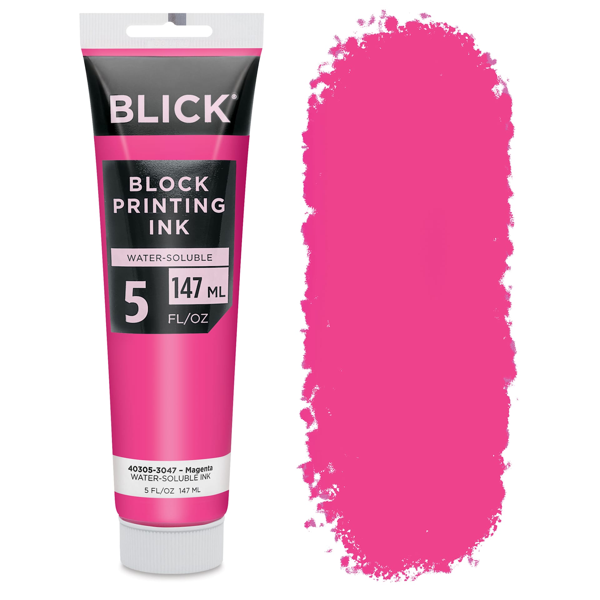 Blick Water-Soluble Block Printing Ink - Magenta, 5 oz Tube