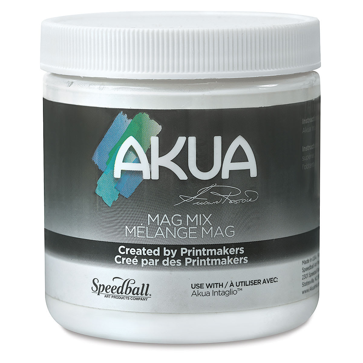 Akua Intaglio Mag Mix - Front of 236 ml Jar