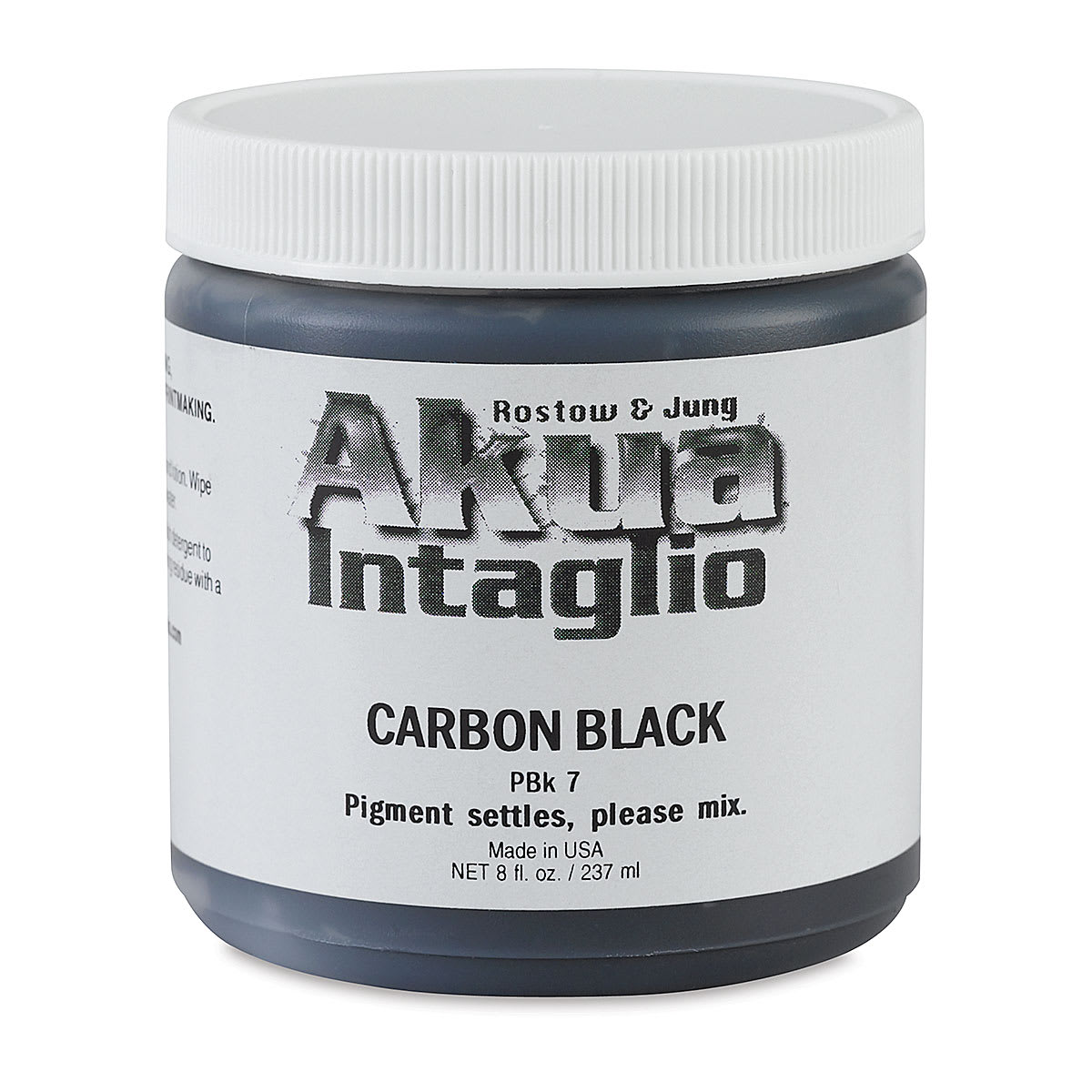 Akua Intaglio Ink - Carbon Black, 237 ml
