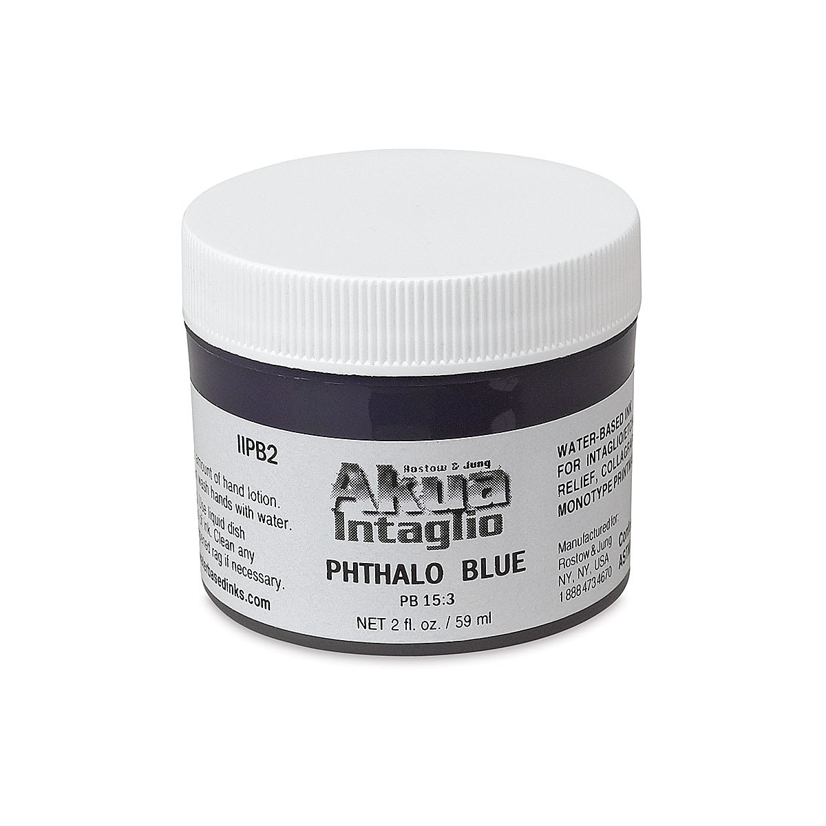 Akua Intaglio Ink - Phthalo Blue, 59 ml