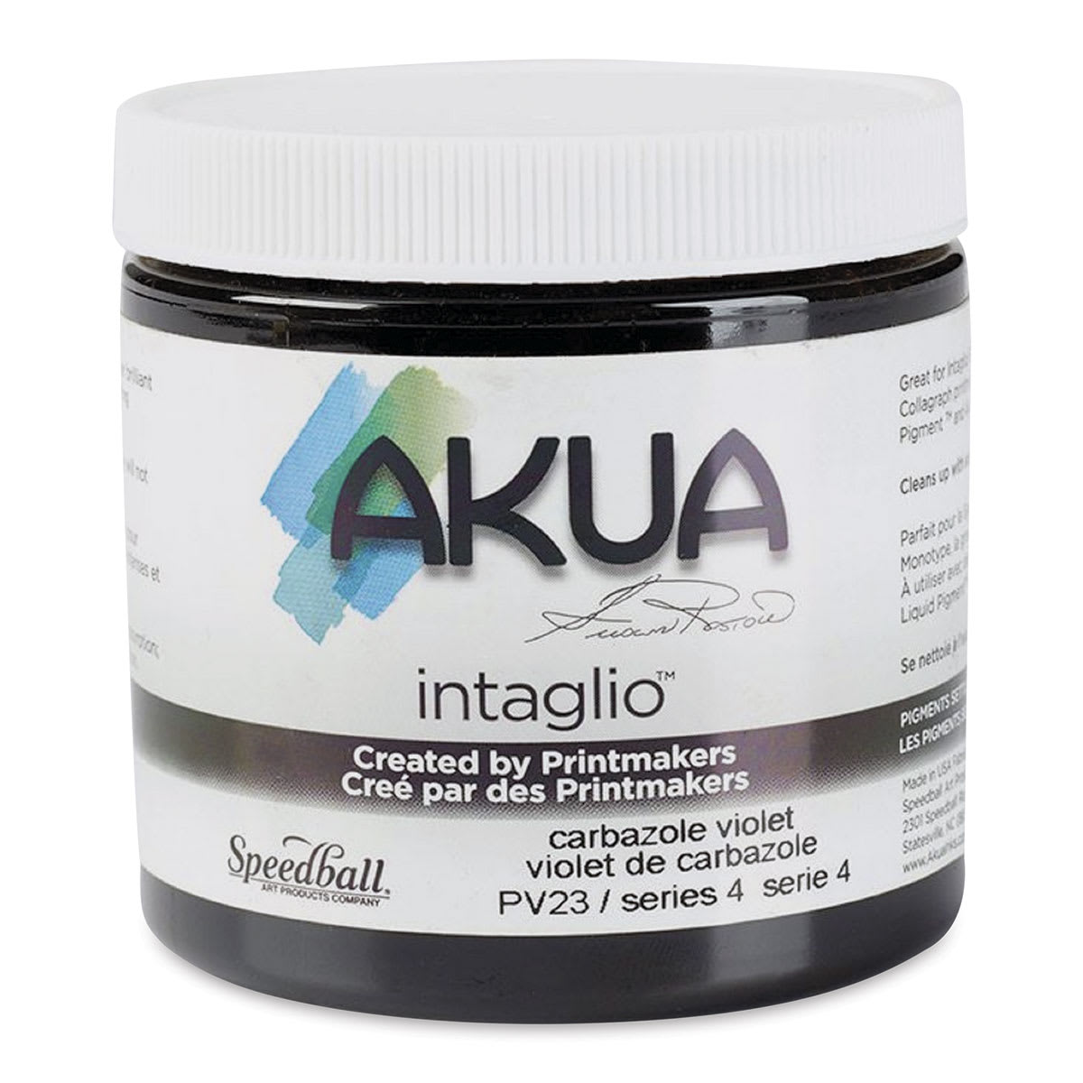 Akua Intaglio Ink - - Carbazole Violet, 237 ml