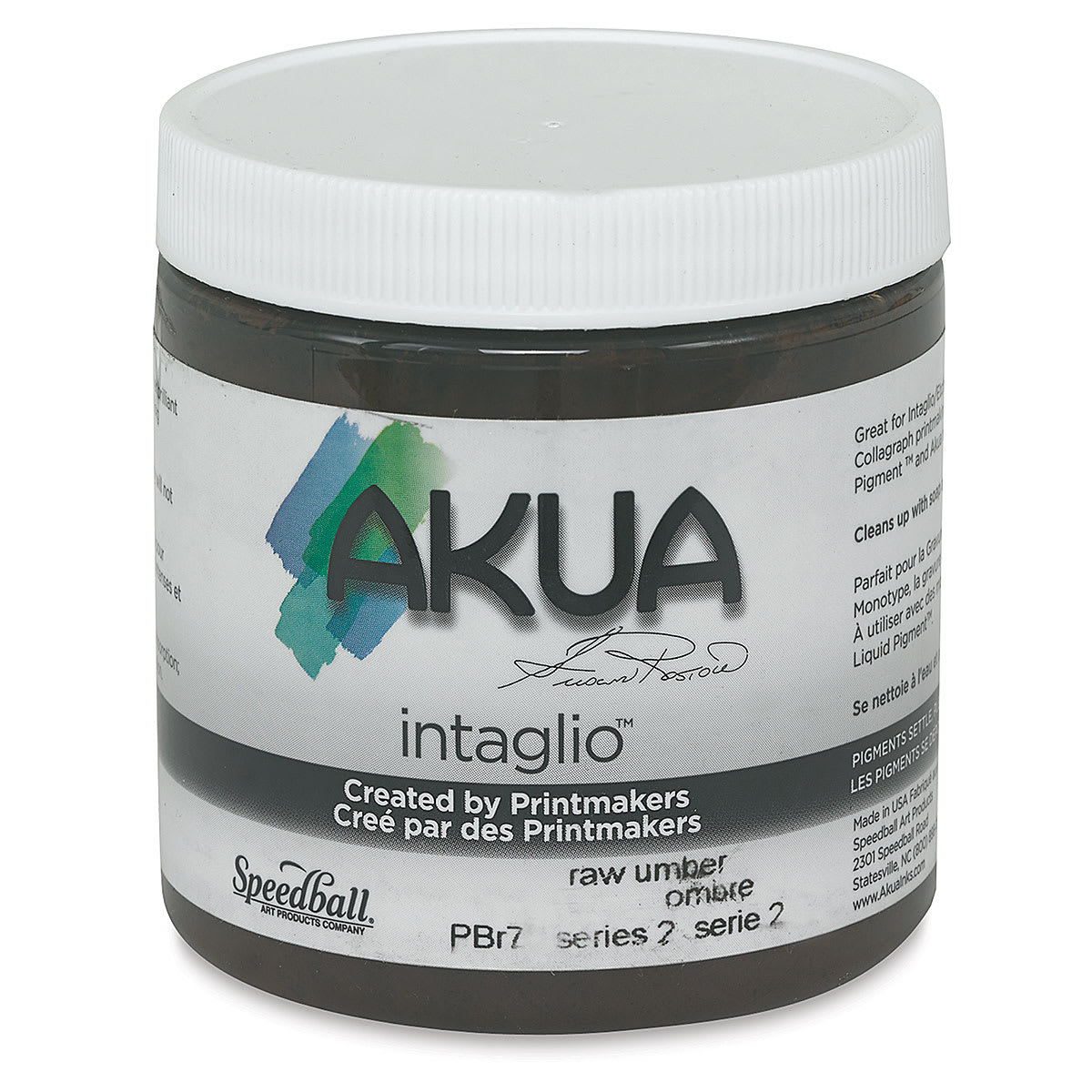 Akua Intaglio Ink - Raw Umber, 237 ml