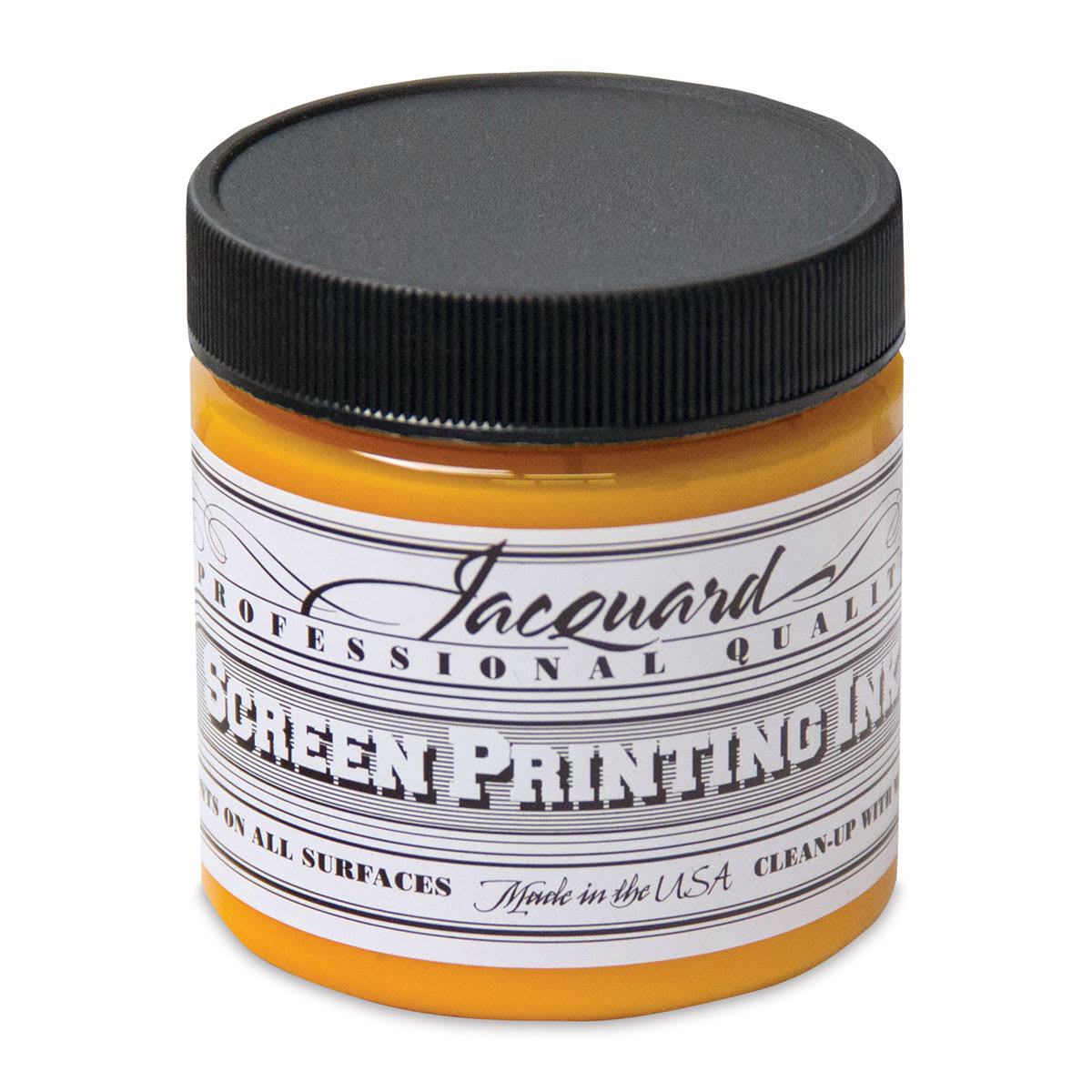 Jacquard Screen Printing Ink - Golden Yellow, 4 oz