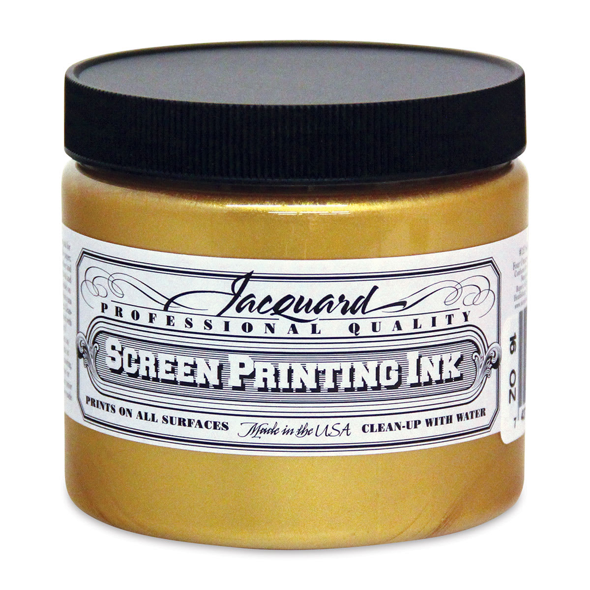Jacquard Screen Printing Ink - Gold (Metallic), 16 oz