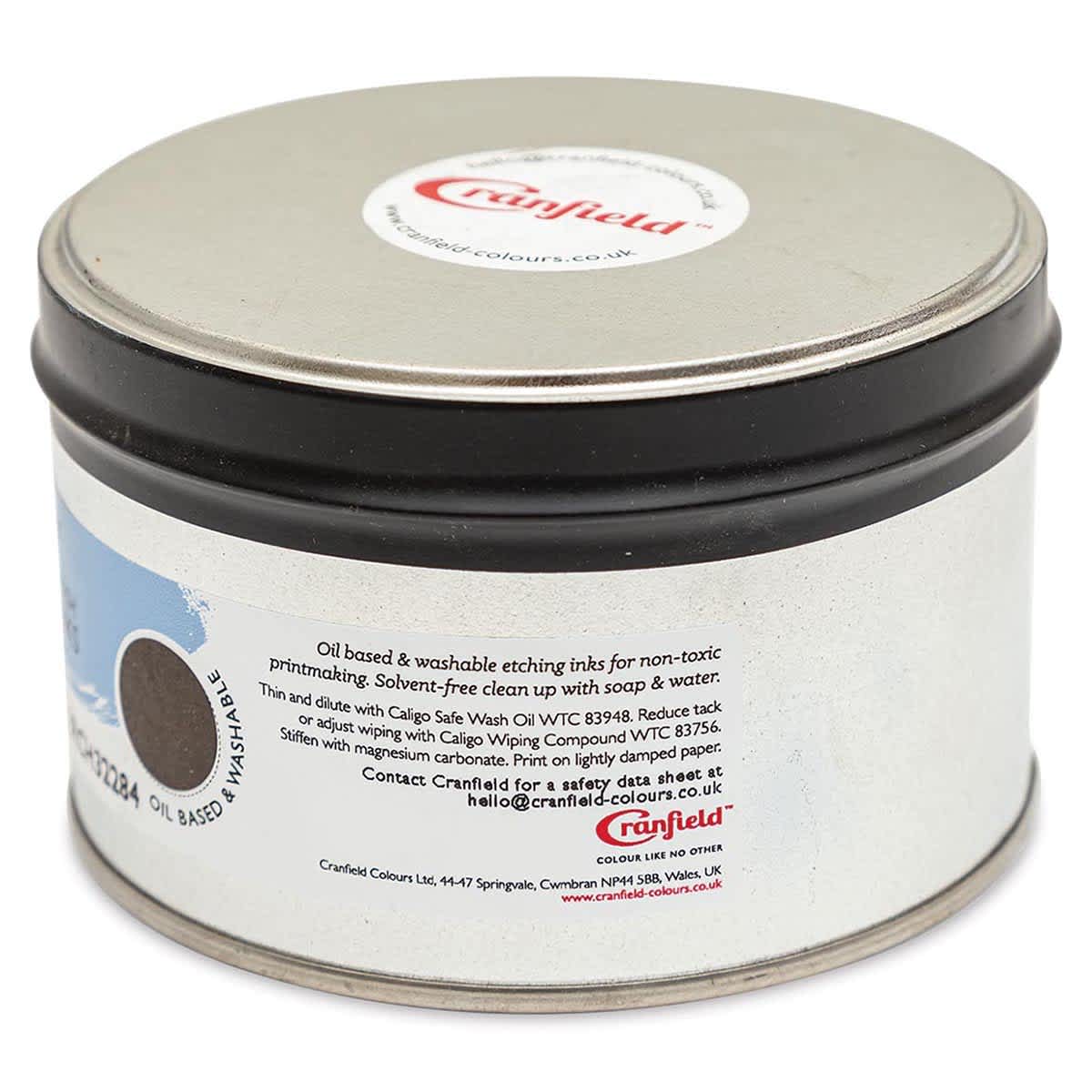Cranfield Caligo Safe Wash Etching Ink - Sepia (Hue), 500 g Can (Back)