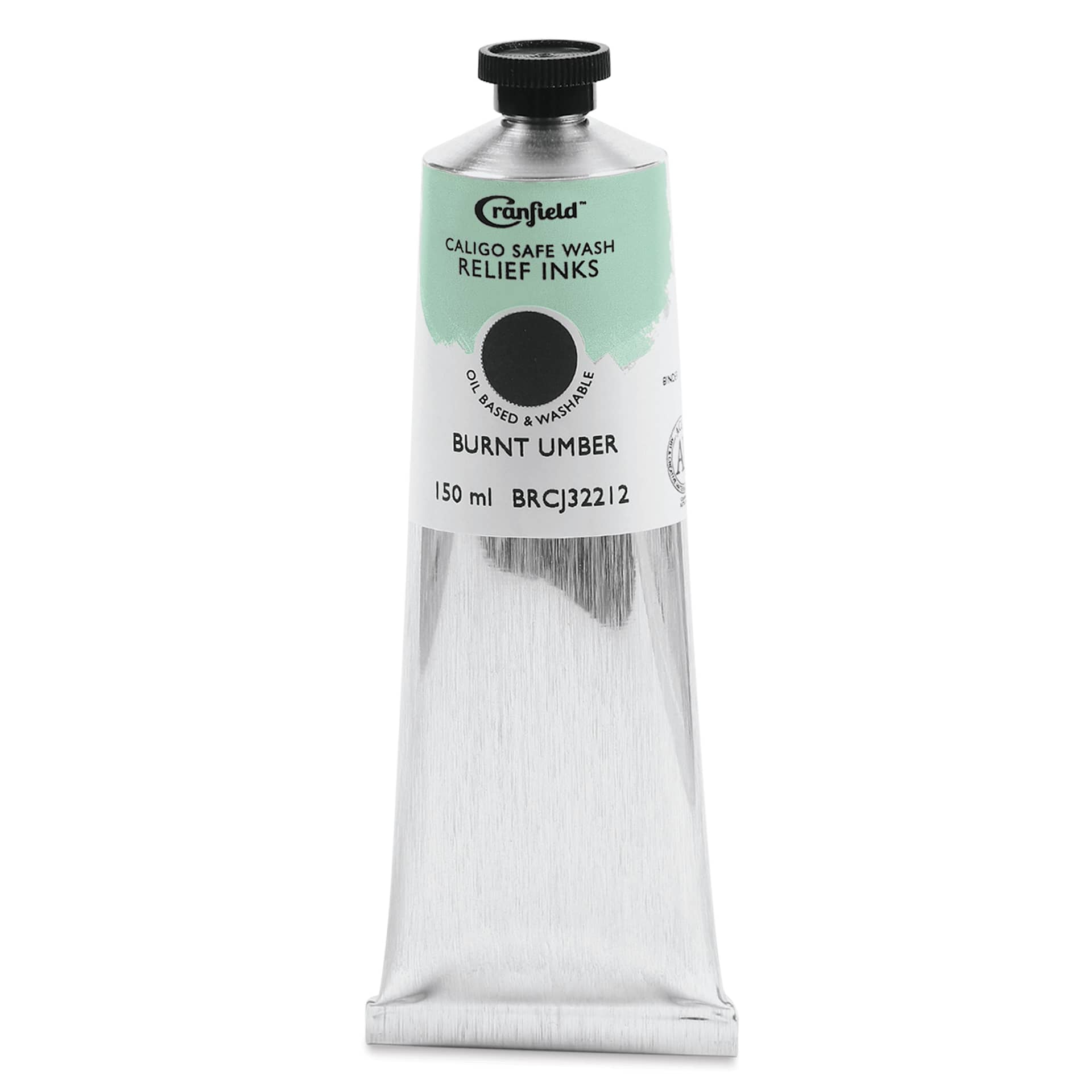 Cranfield Caligo Safe Wash Relief Ink - Burnt Umber, 150 ml