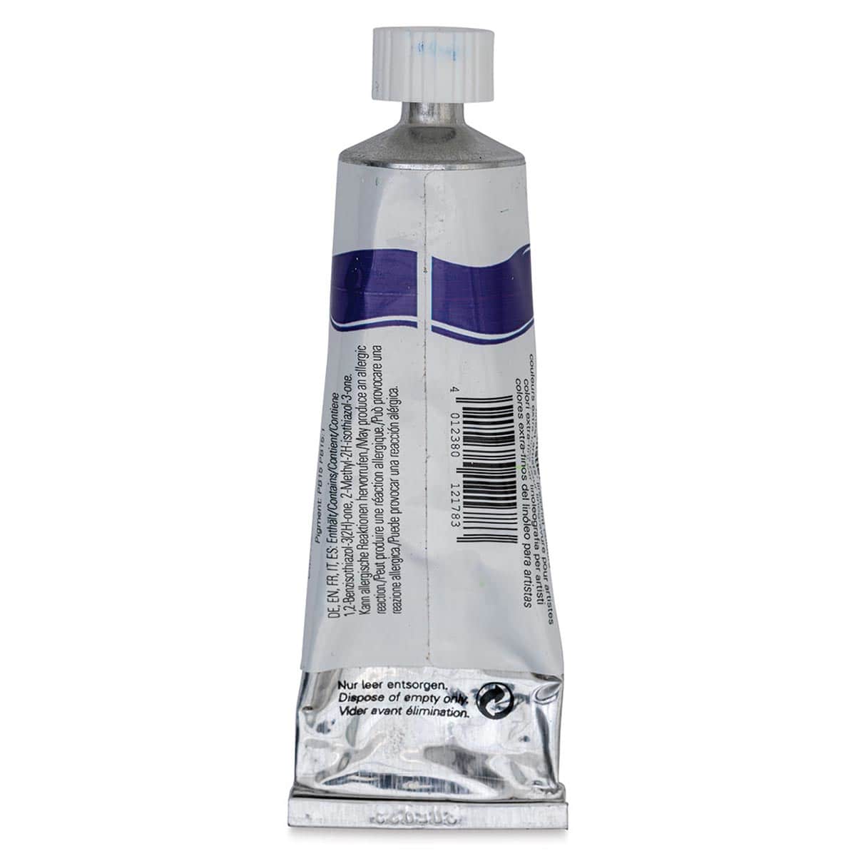 Schmincke Aqua Linoprint Ink - Prussian Blue, 35 ml - back