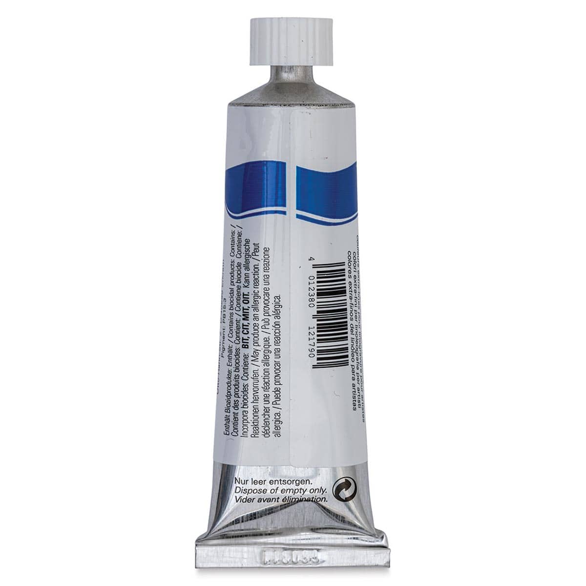 Schmincke Aqua Linoprint Ink - Cyan, 35 ml - back