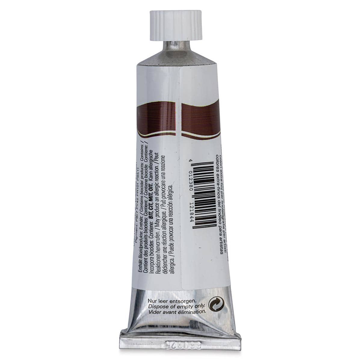 Schmincke Aqua Linoprint Ink - Sepia Brown, 35 ml - back