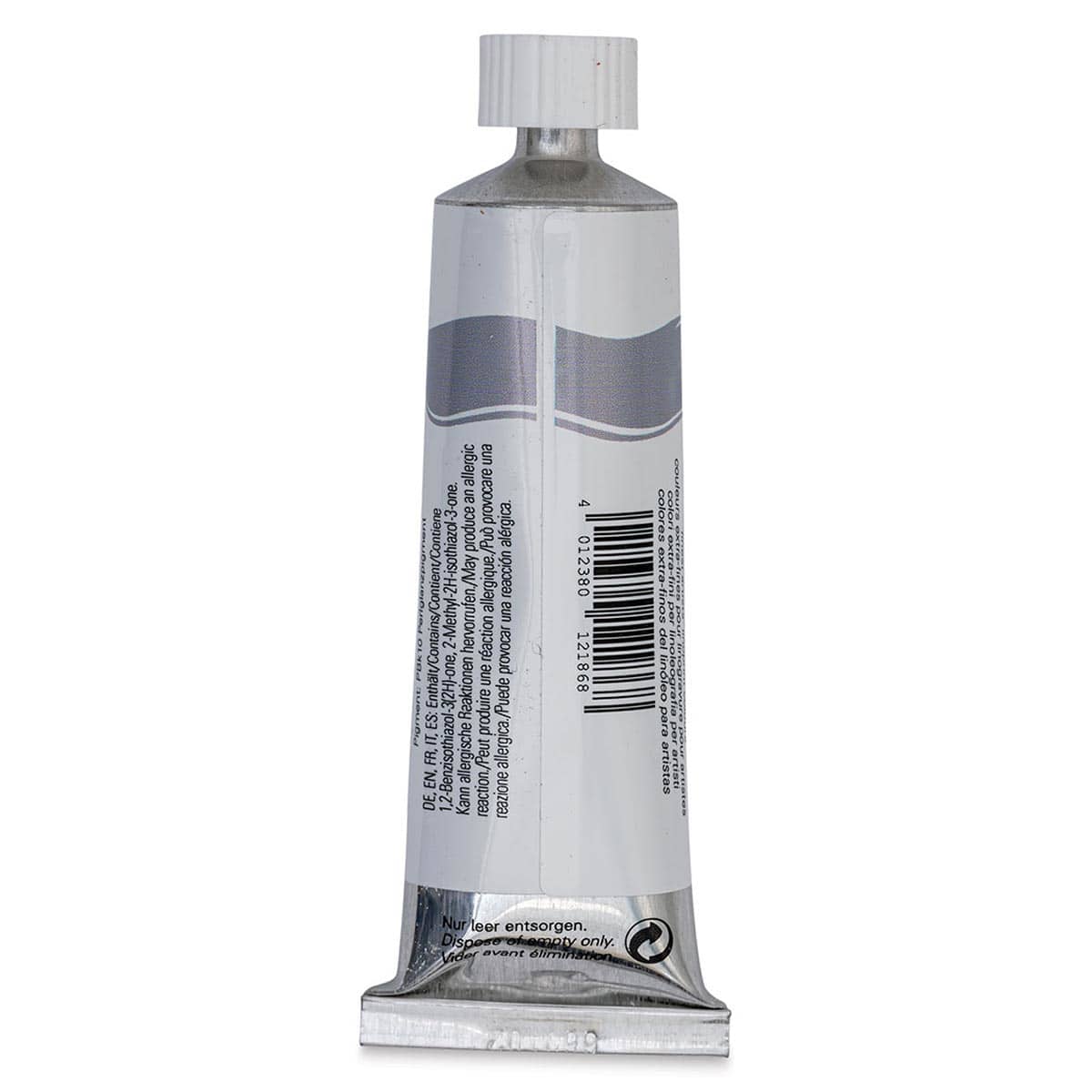 Schmincke Aqua Linoprint Ink - Silver, 35 ml - back