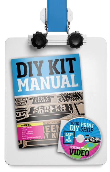 DIY Print Shop Screen Printing Kit - Gig Poster Kit - DIY Kit Manual with DVD DIY Print Shop Screen Printing Kit - Gig Poster Kit - DIY Kit Manual with DVD