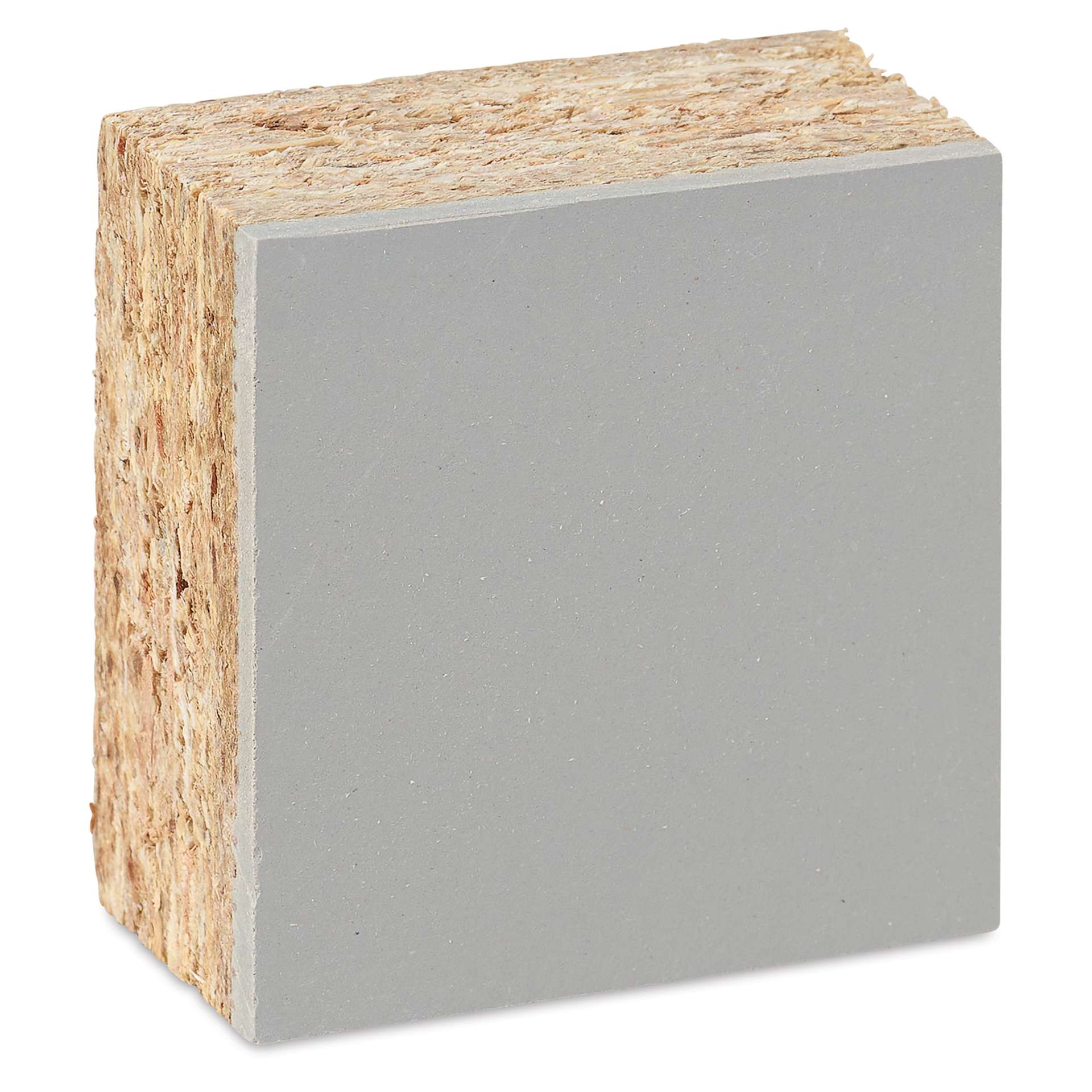 Blick Battleship Gray Linoleum - Block, 2" x 2", Mounted