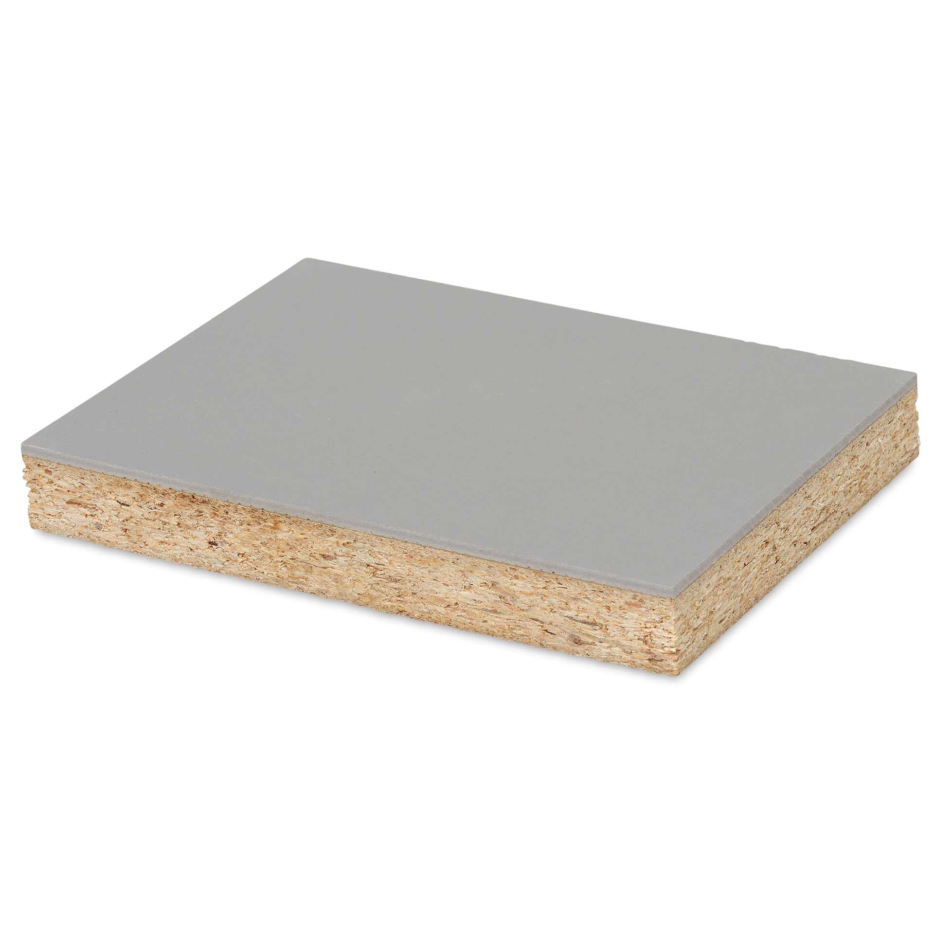 Blick Battleship Gray Linoleum - Block, 5" x 7", Mounted, flat