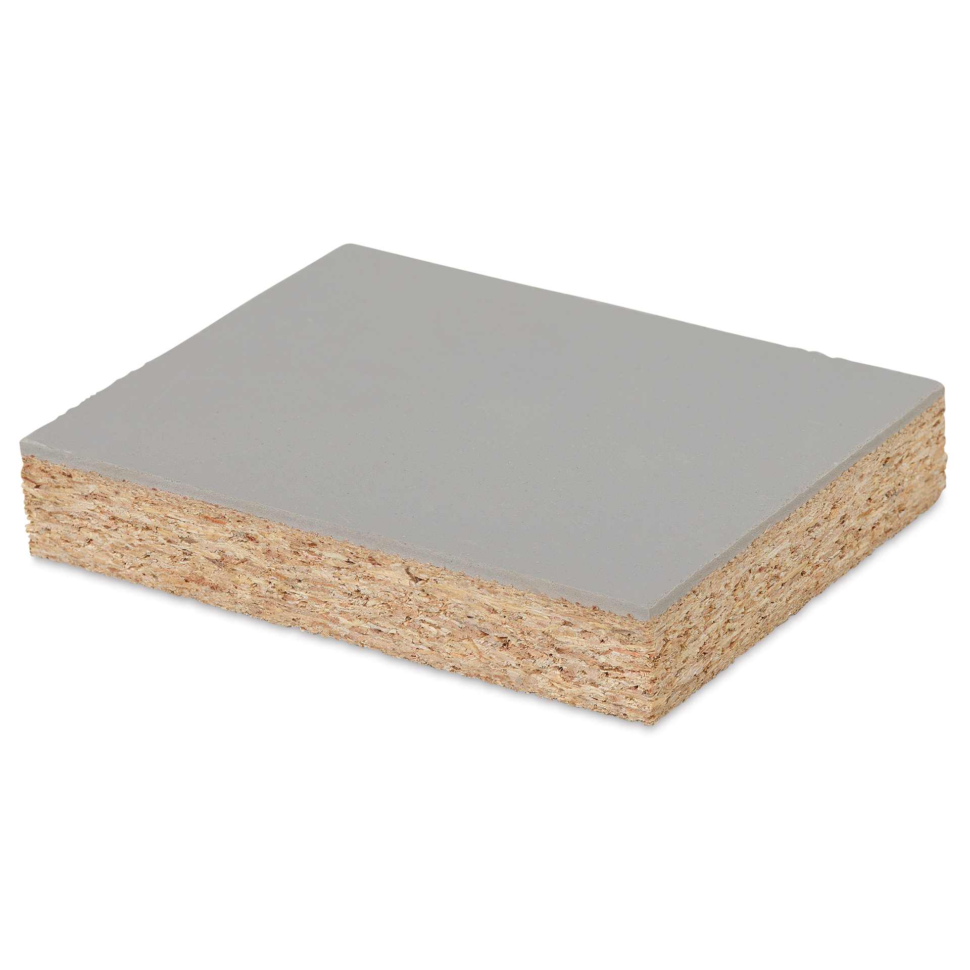 Blick Battleship Gray Linoleum - Block, 4" x 5", Mounted, flat