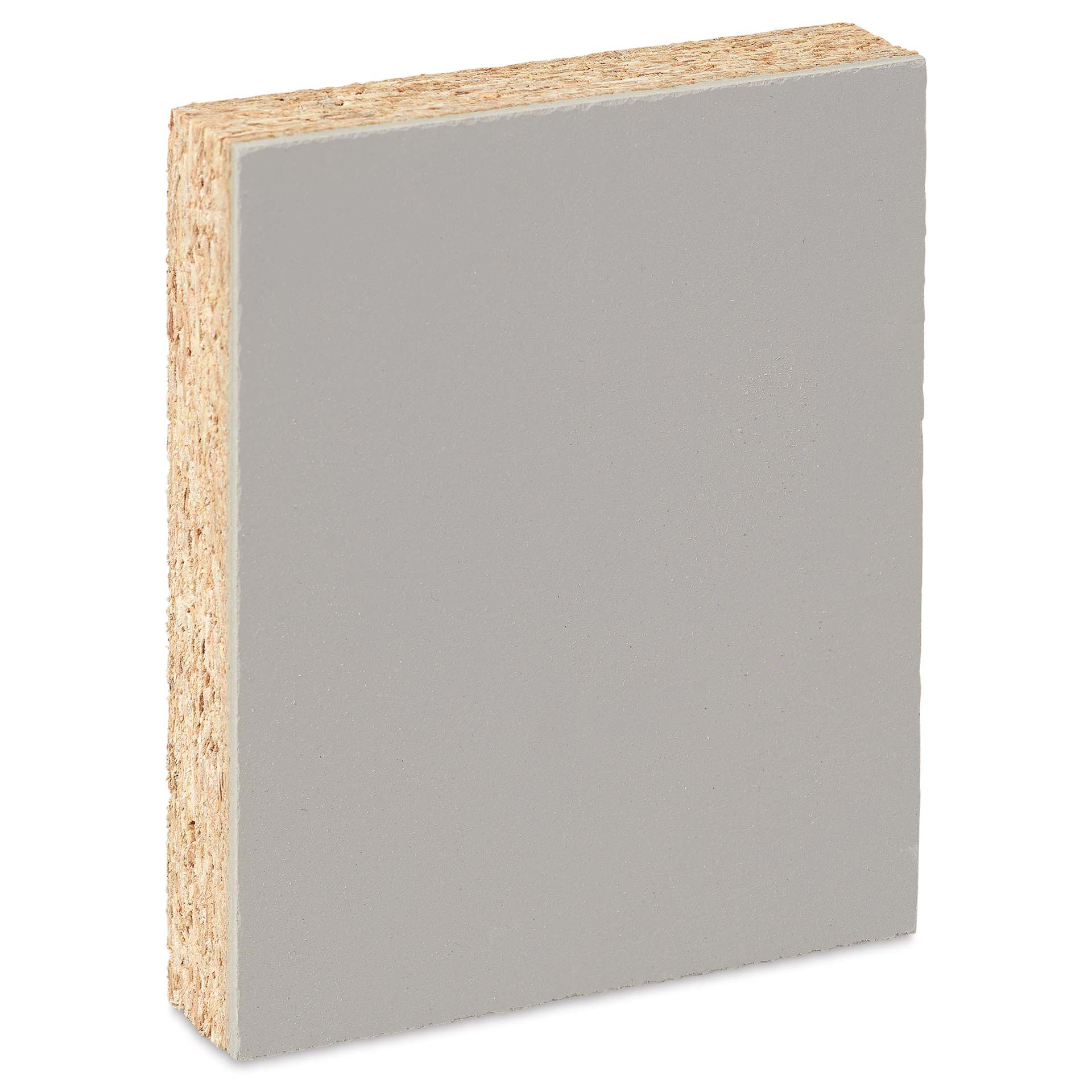 Blick Battleship Gray Linoleum - Block, 4" x 5", Mounted