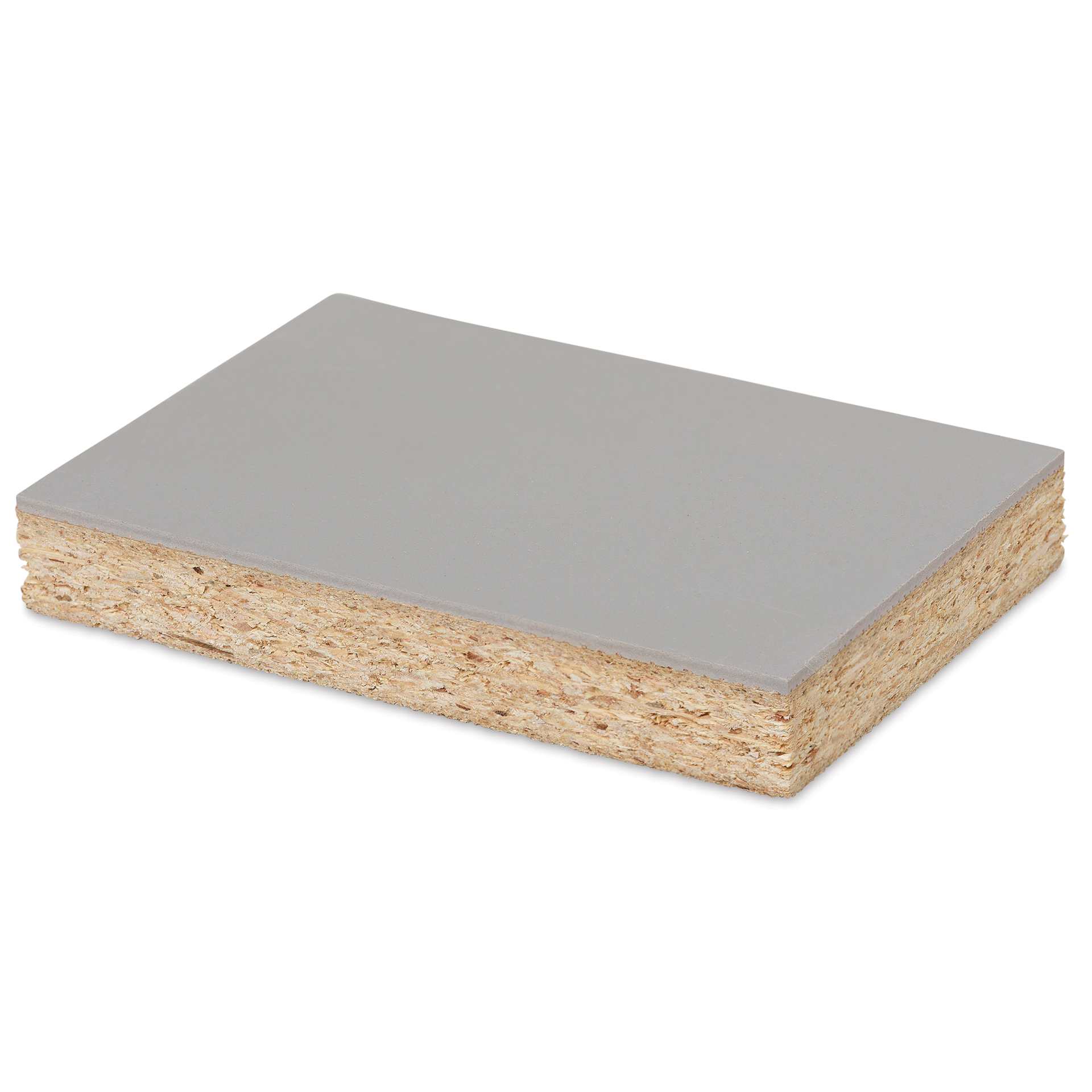 Blick Battleship Gray Linoleum - Block, 4" x 6", Mounted, flat