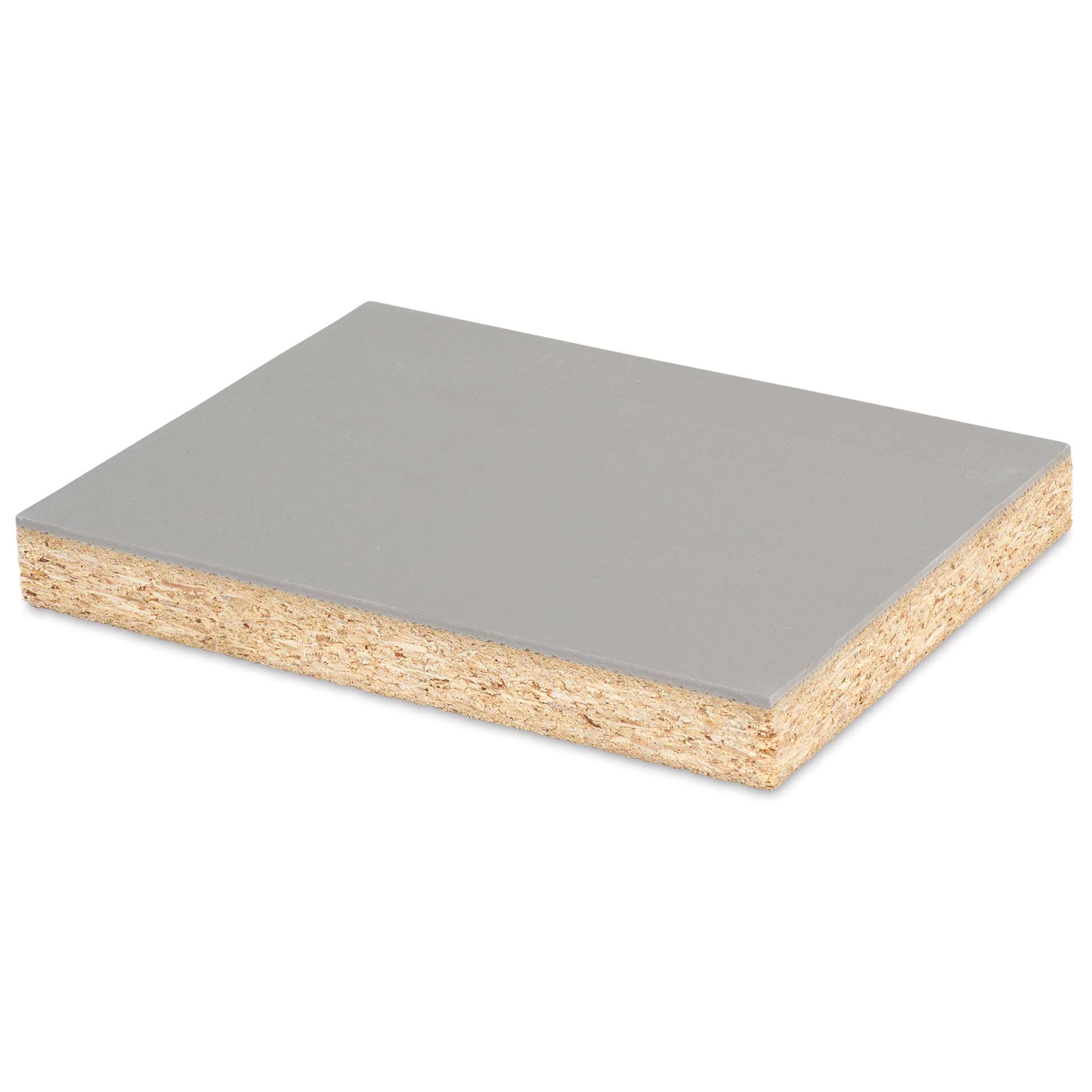 Blick Battleship Gray Linoleum - Block, 6" x 8", Mounted, flat