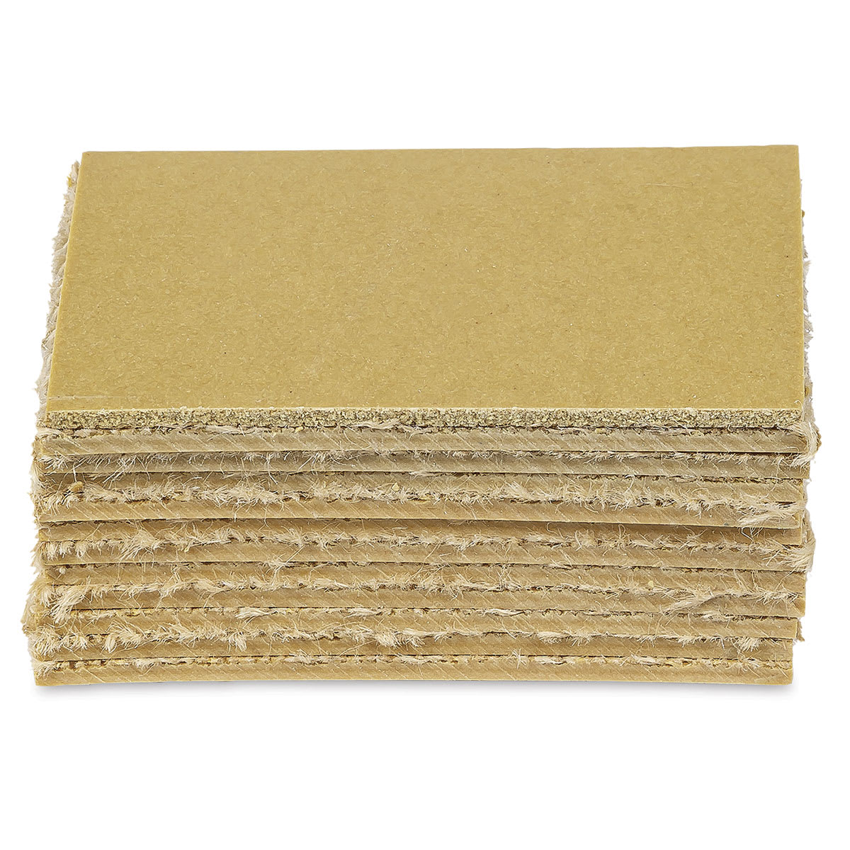 Blick Golden-Cut Linoleum - Pkg of 12, 3" x 4", Unmounted - side view