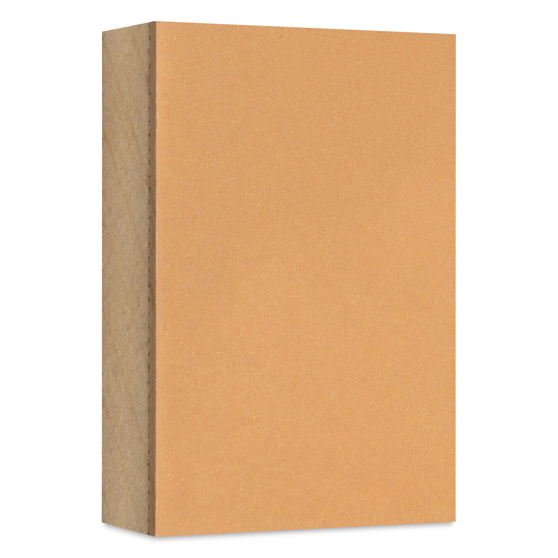 Speedball Mounted Linoleum Block - 2" x 3", front of block