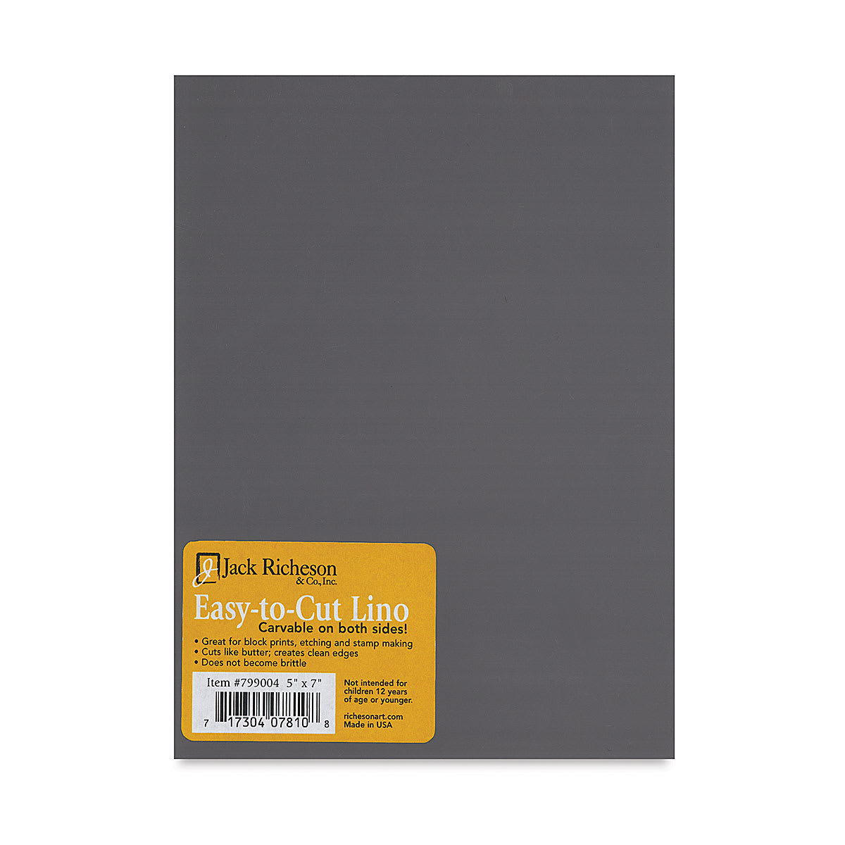 Richeson Easy-to-Cut Linoleum - Unmounted, 5" x 7"