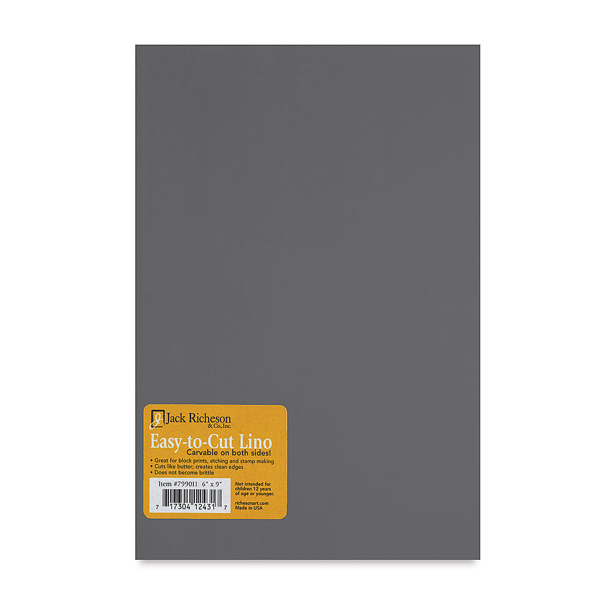 Richeson Easy-to-Cut Linoleum - Unmounted, 6" x 9"
