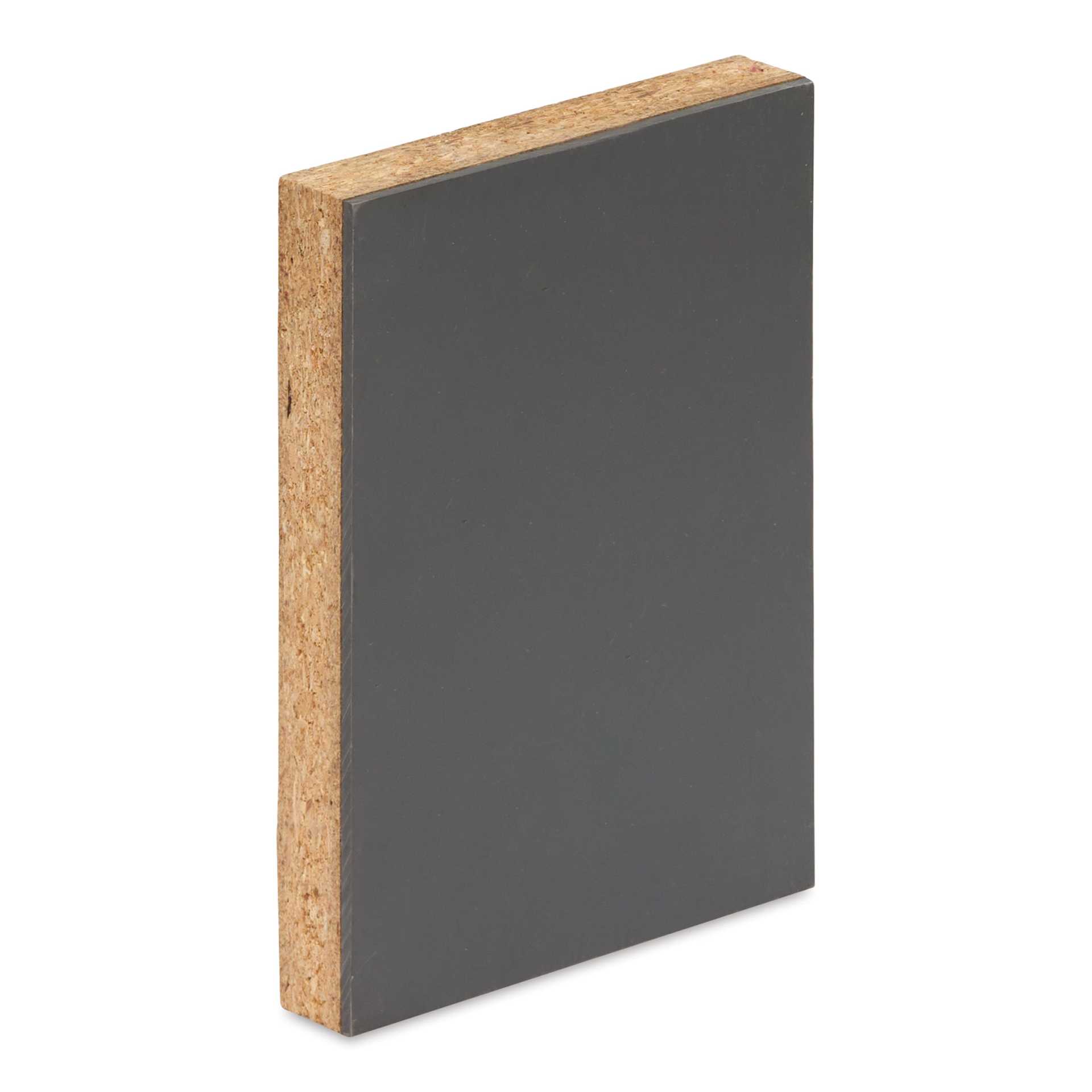 Richeson Easy-to-Cut Linoleum - Mounted, 5" x 7", at an angle