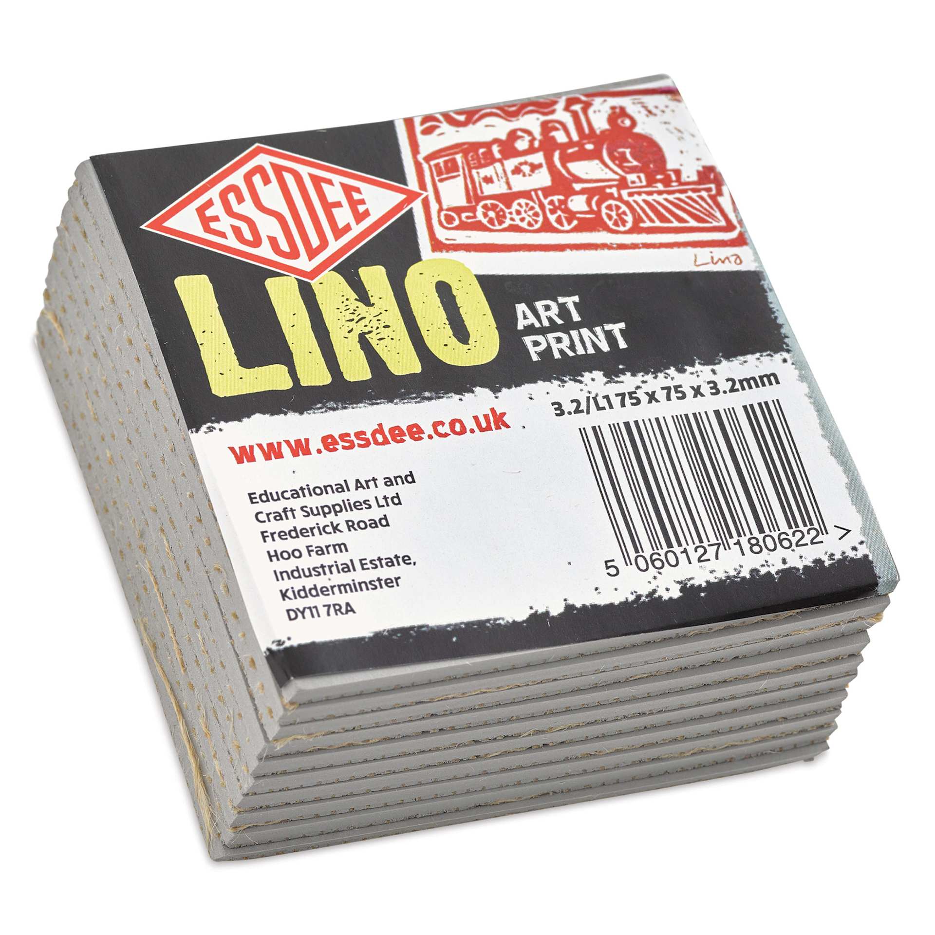 Essdee Lino Blocks - 3" x 3", Unmounted, Pkg of 10