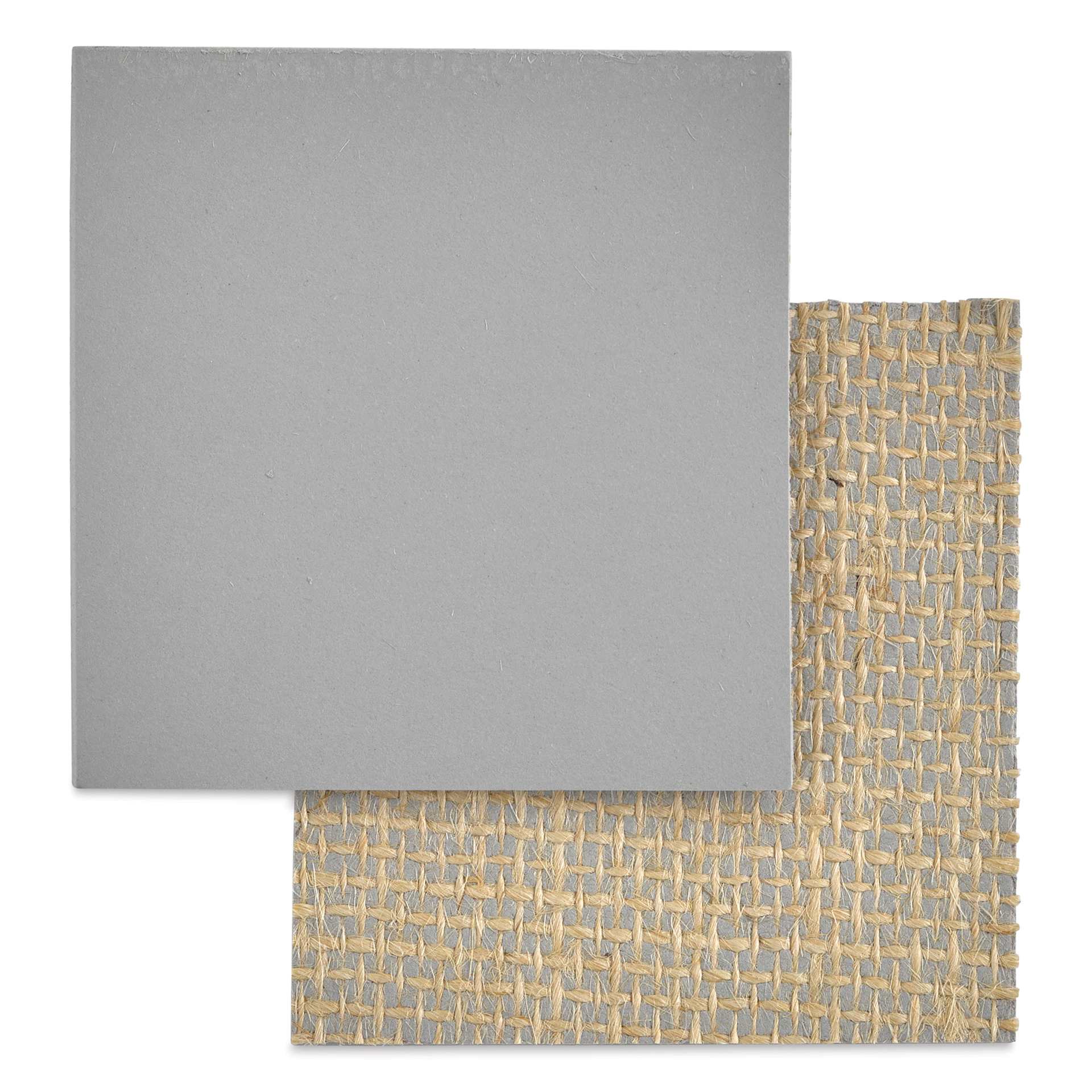 Essdee Lino Blocks - 3" x 3", Unmounted, Pkg of 10, front and back of lino blocks
