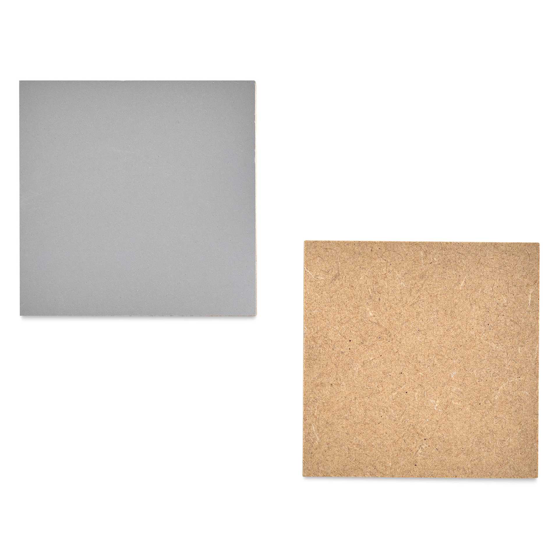 Essdee Mounted Lino Blocks - 3" x 3" Pkg of 2, front and back of blocks