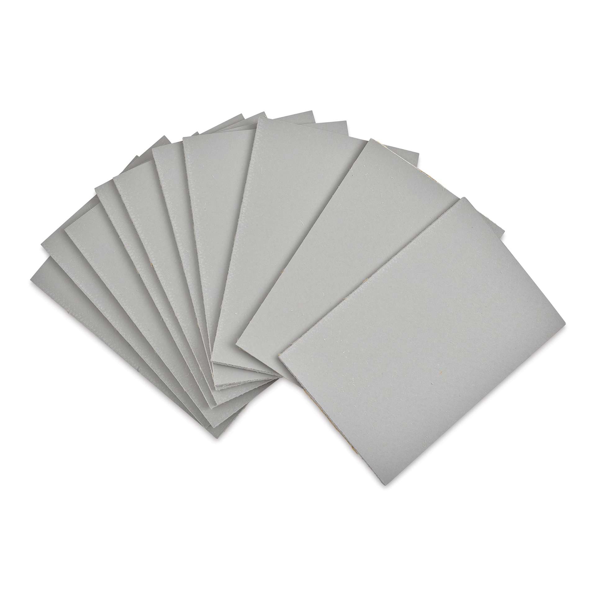 Essdee Lino Blocks - 6" x 4", Unmounted, Pkg of 10, front of lino blocks