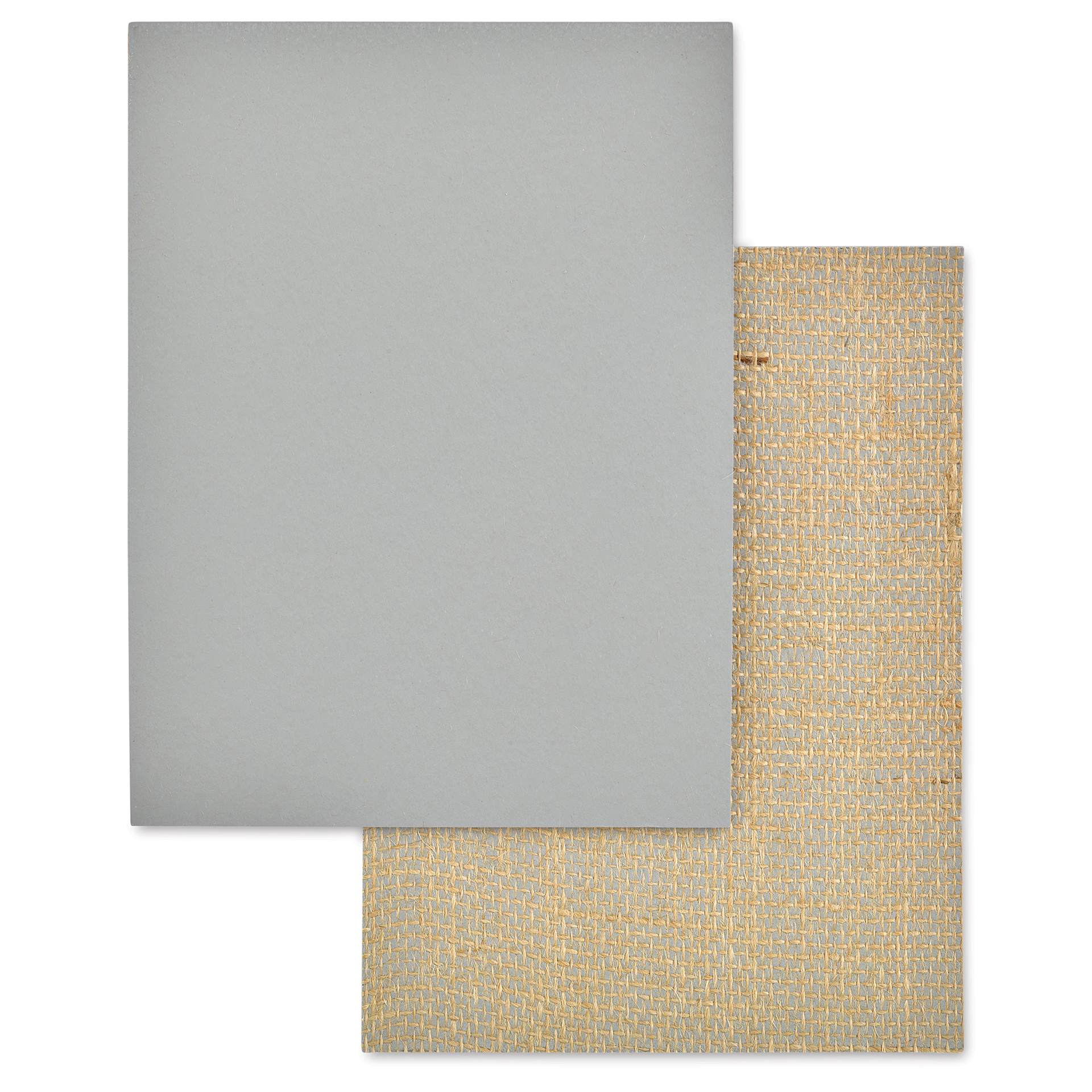 Essdee Lino Blocks - 8" x 6", Unmounted, Pkg of 10, front and back of lino blocks