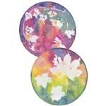 nature print silk suncatchers