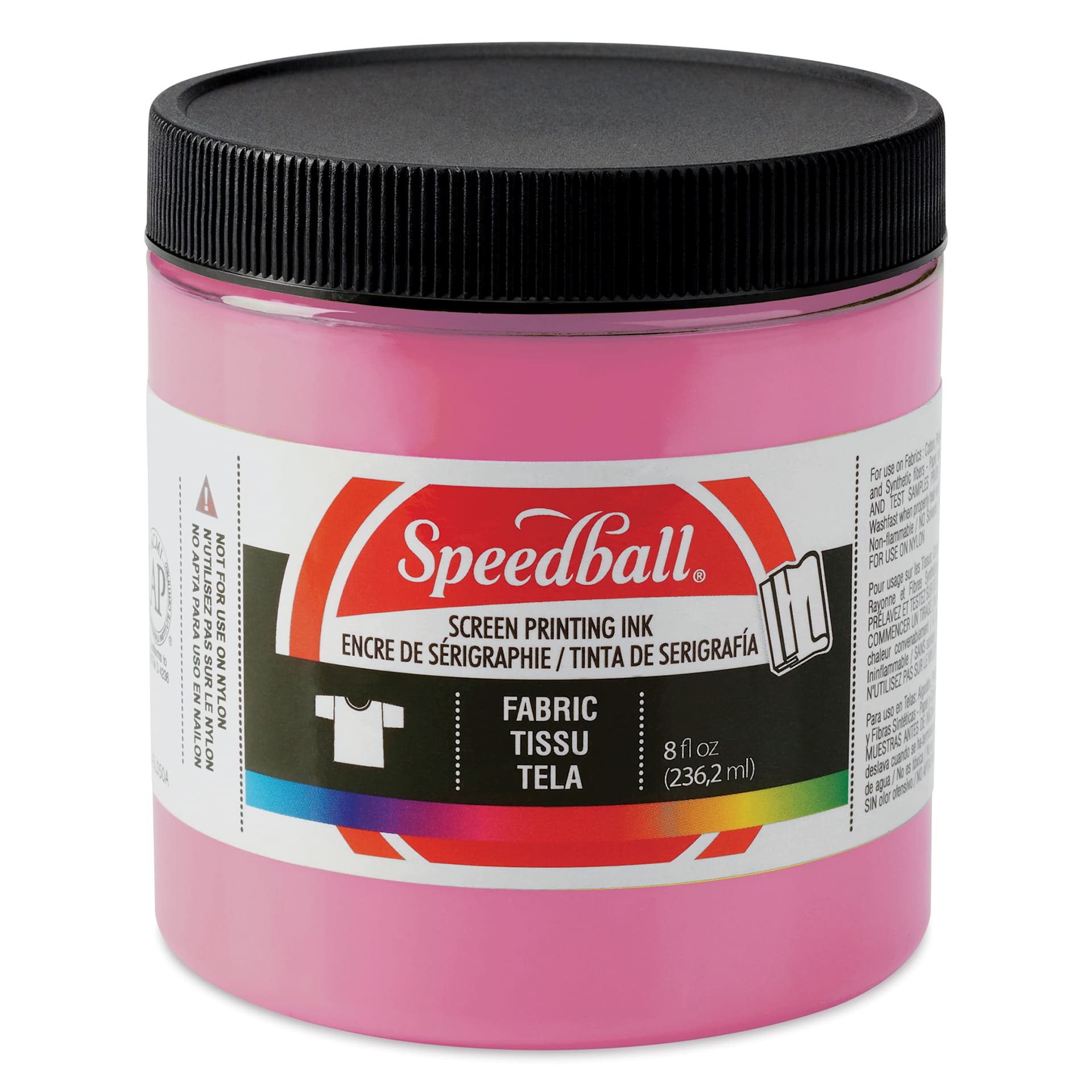 Speedball Fabric Screen Printing Ink - Cotton Candy, 8 oz, Jar