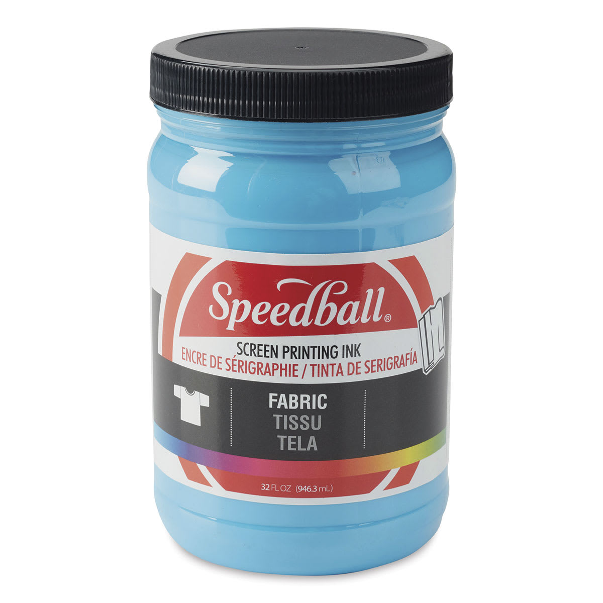 Speedball Fabric Screen Printing Ink - Peacock Blue, 32 oz, Jar