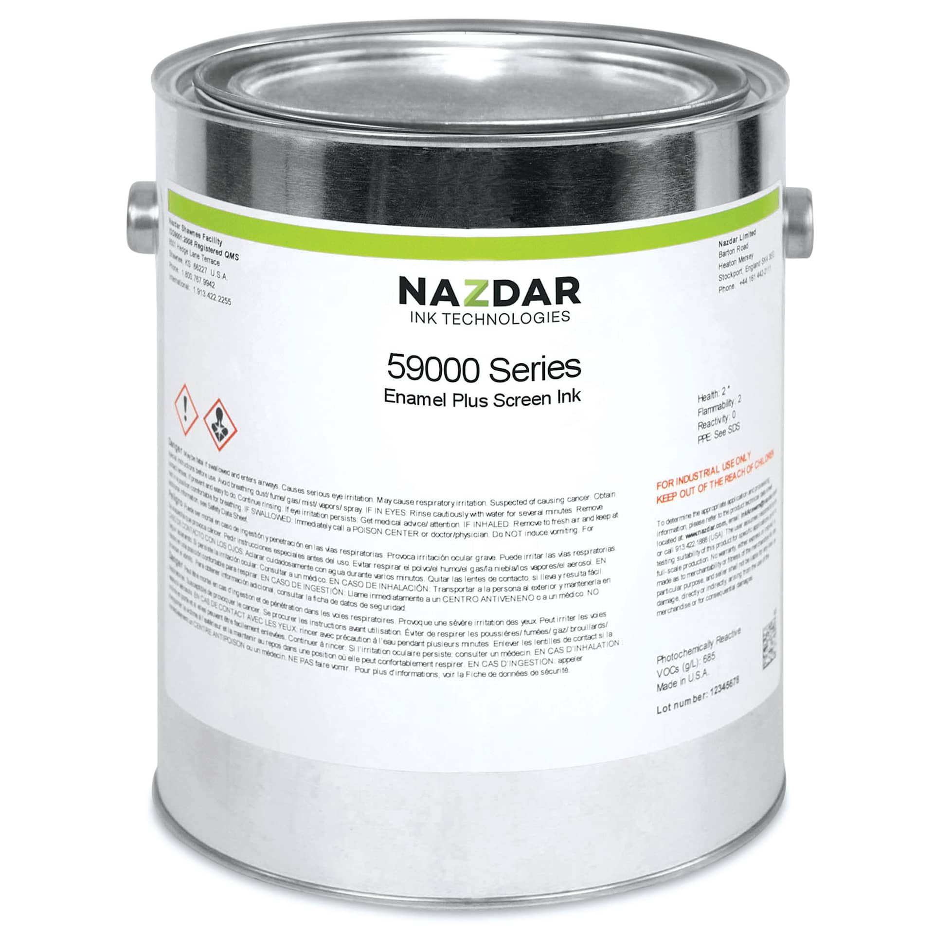 Naz-Dar 59-000 Series Gloss Enamel - Medium Brown, 1 kg