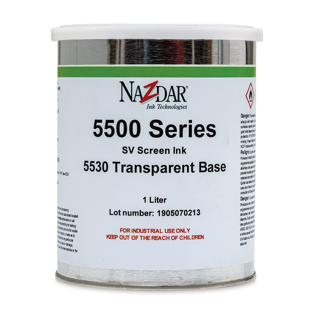 Nazdar 5530 Series Flat Poster Screen Ink Transparent Base - 33.8 oz (1 L)