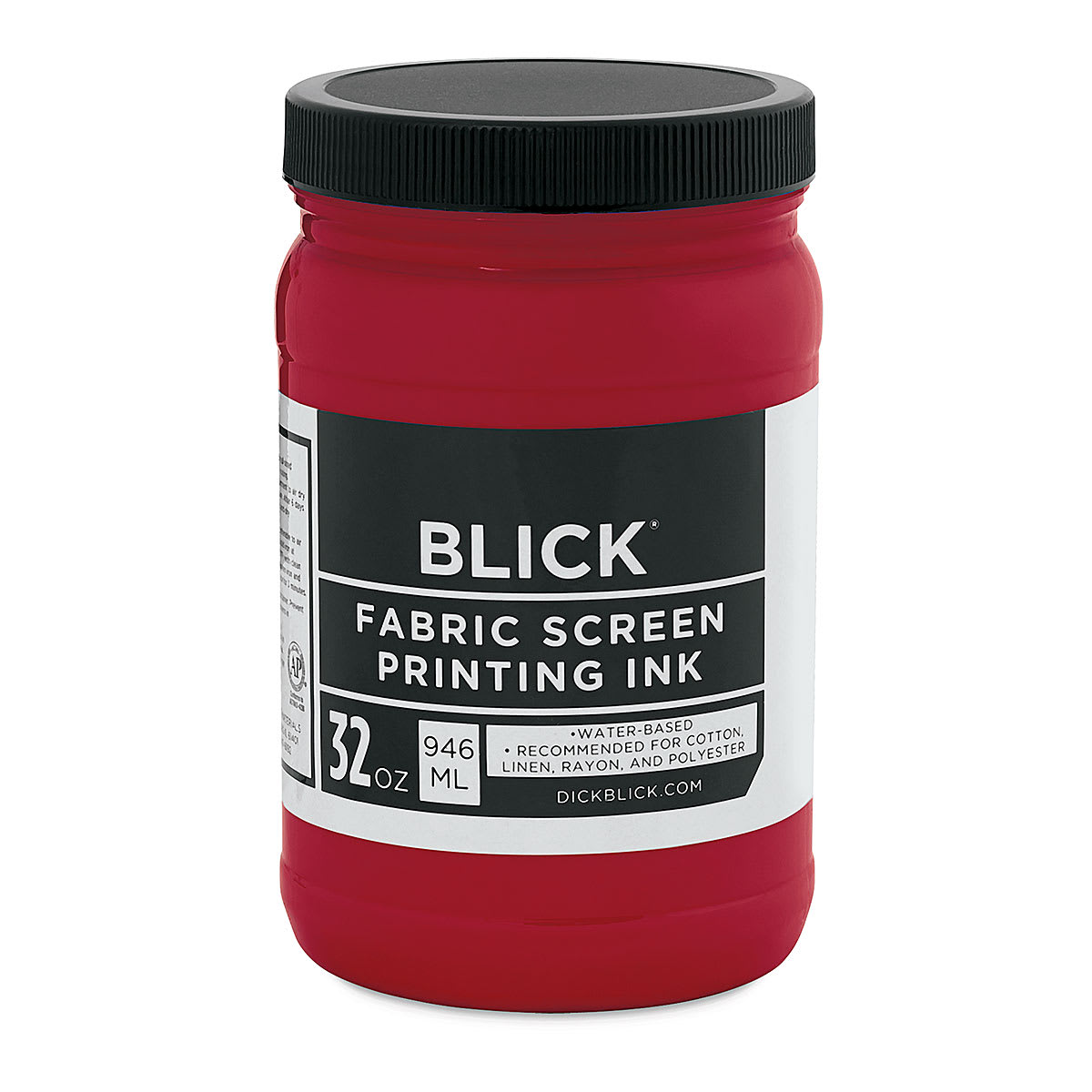 Blick Water-Base Acrylic Textile Screen Printing Ink - Burgundy, Quart