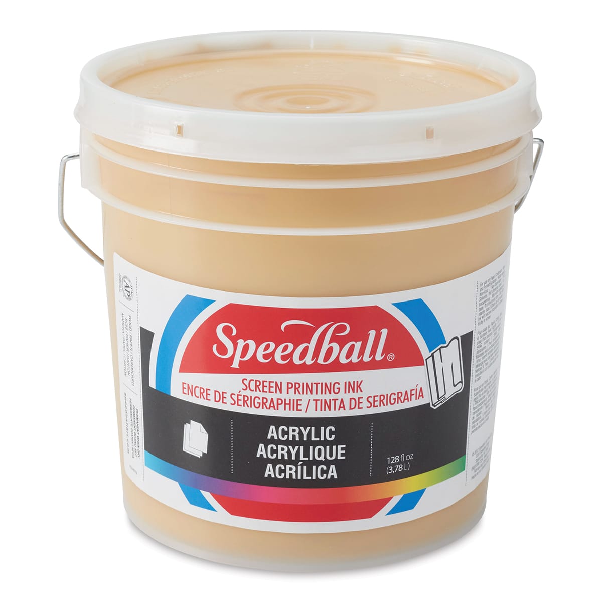 Speedball Permanent Acrylic Screen Printing Ink - Gold, Gallon