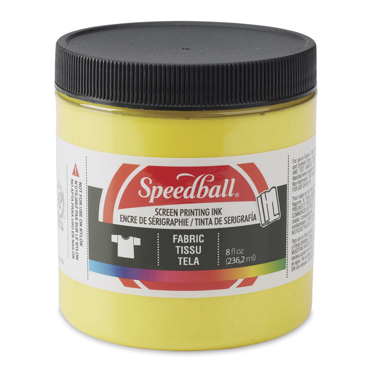 Speedball Fabric Screen Printing Ink - Yellow, 8 oz, Jar