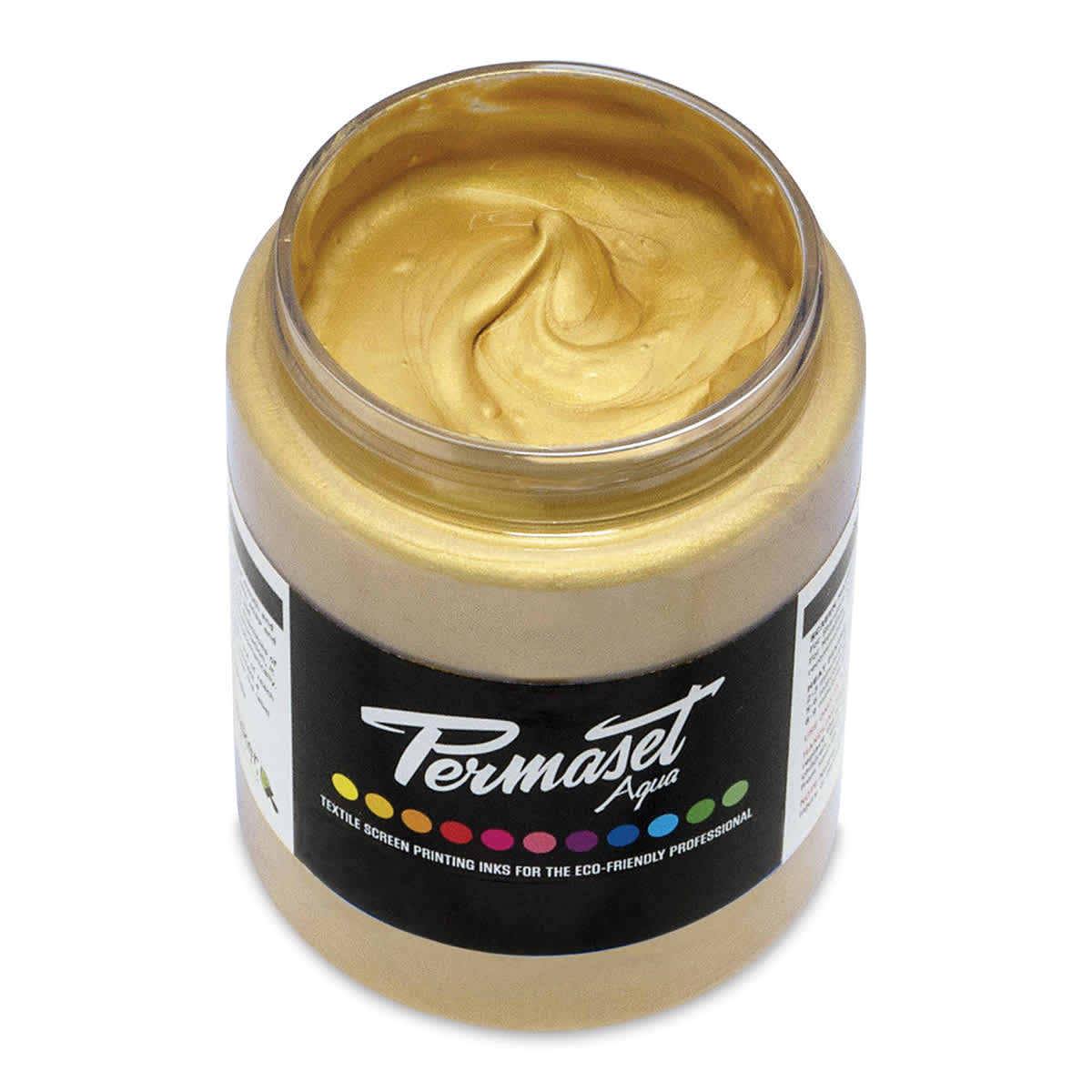 Permaset Aqua Fabric Ink - Gold Lustre, 300 ml