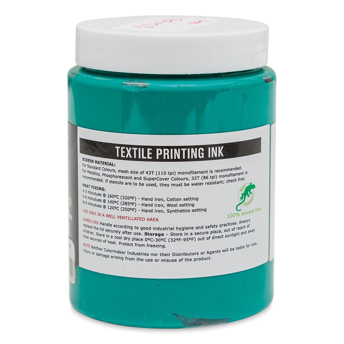 Permaset Aqua Fabric Ink - Supercover Green B, 300 ml - side