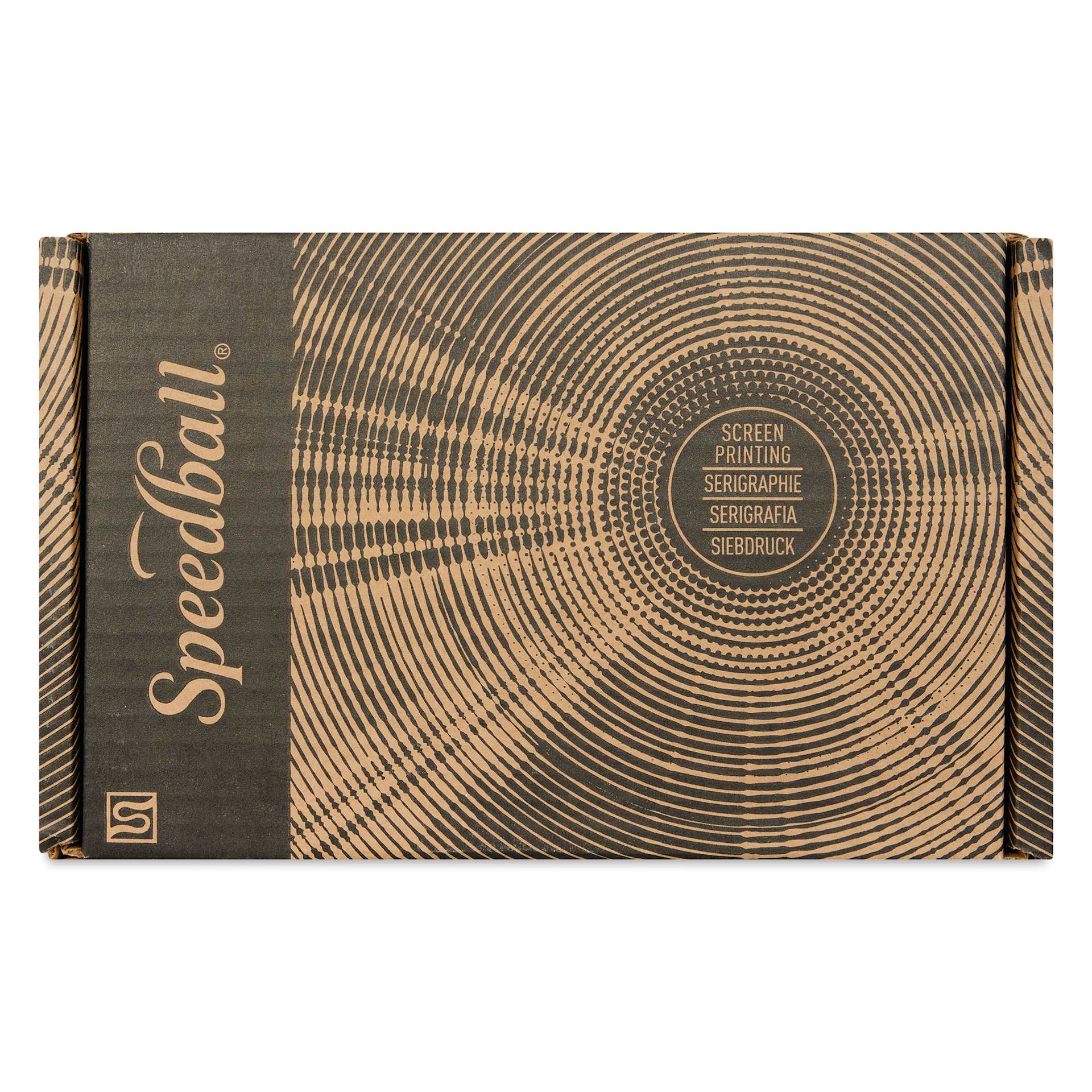 Speedball Fabric Screen Printing Ink - Metallized Glimmer (Opaque), 4 oz, Set of 4, front of pack