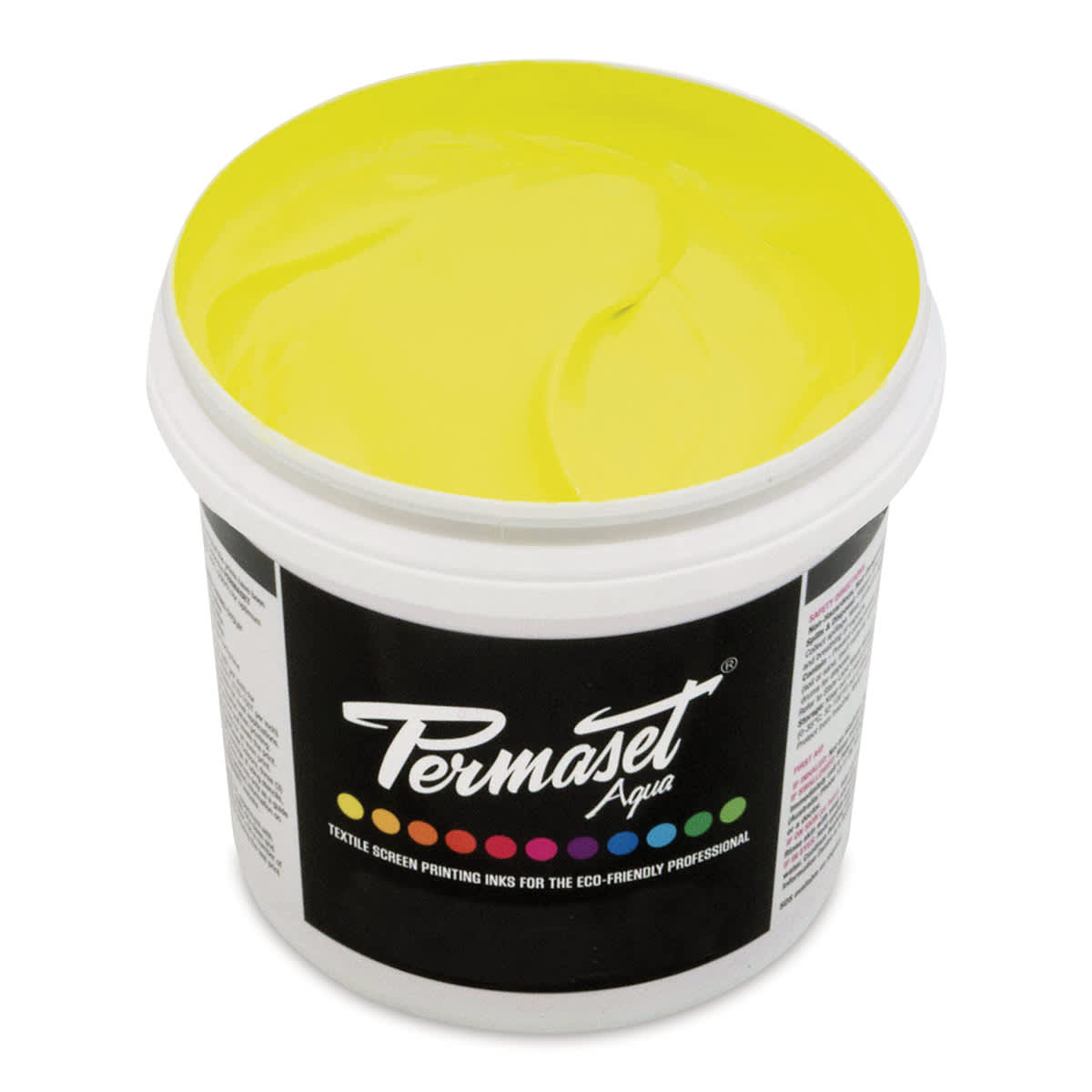 Permaset Aqua Fabric Ink - Glow Yellow, Liter