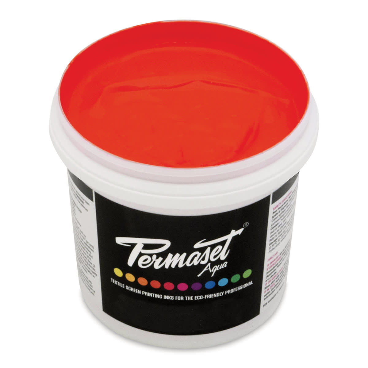 Permaset Aqua Fabric Ink - Glow Orange, Liter